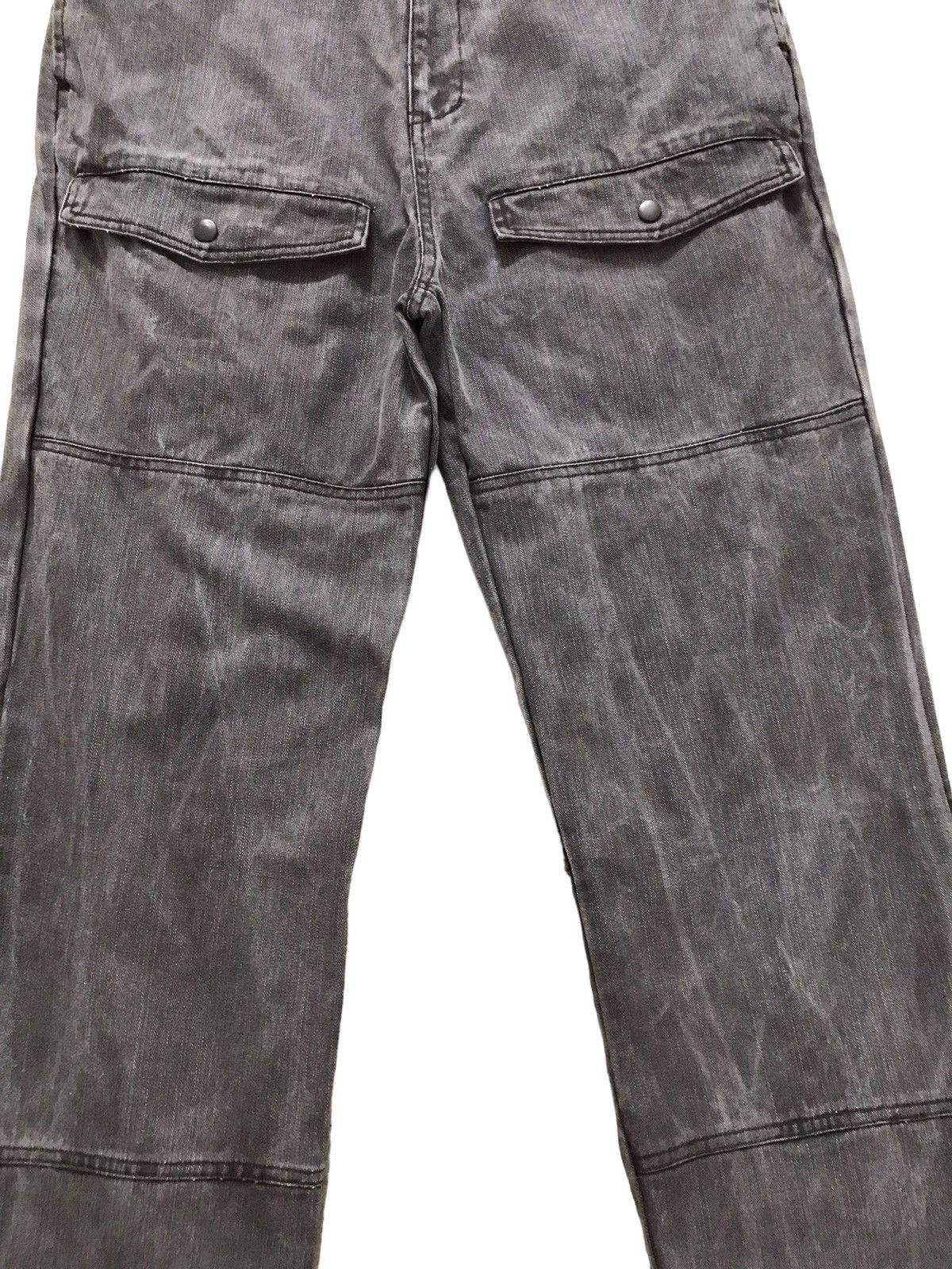 Japanese Brand MIC Mistic Inc Chic Japan Faded Creases Designed Denim Jeans Size US 34 / EU 50 - 2 Thumbnail