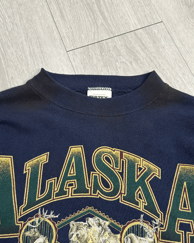 Tultex × Vintage Vintage Tultex Alaska Great Outdoors Crewneck Sweatshirt - L Size US L / EU 52-54 / 3 - 7 Thumbnail