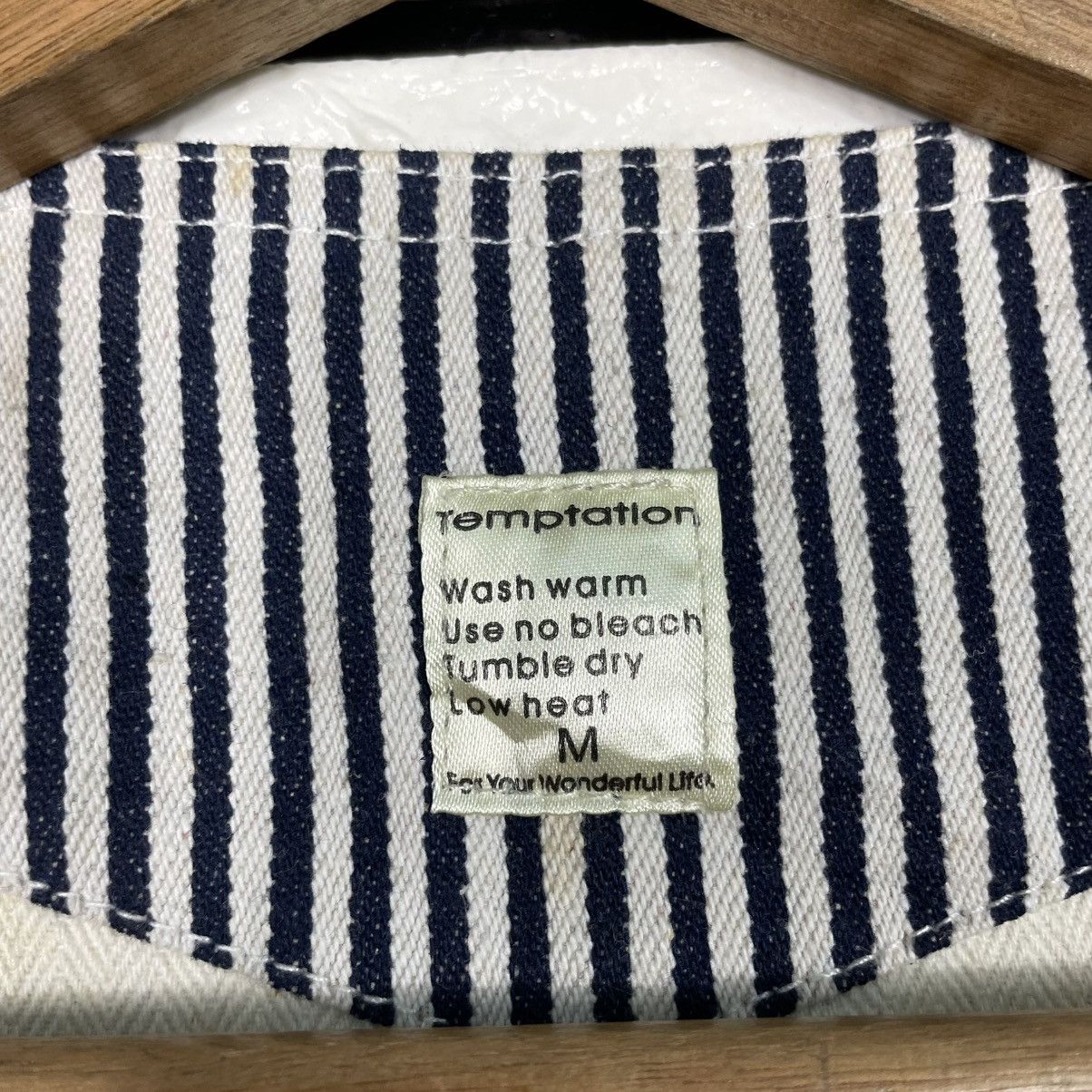 Japanese Brand Japanese Brand Temptation Hickory Vest Size US S / EU 44-46 / 1 - 14 Thumbnail