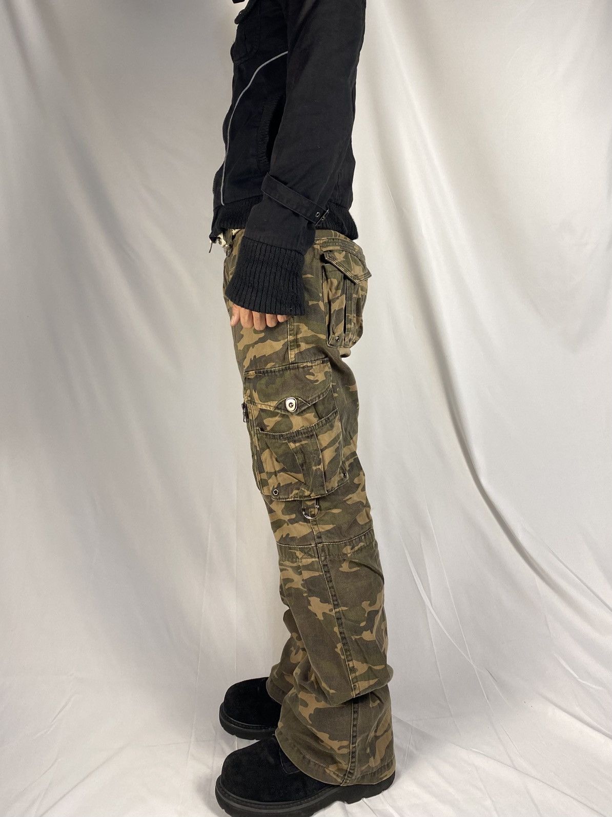 JACKROSE Jackrose Camo Cargo Flared Army Japanese Style Size US 35 - 3 Thumbnail