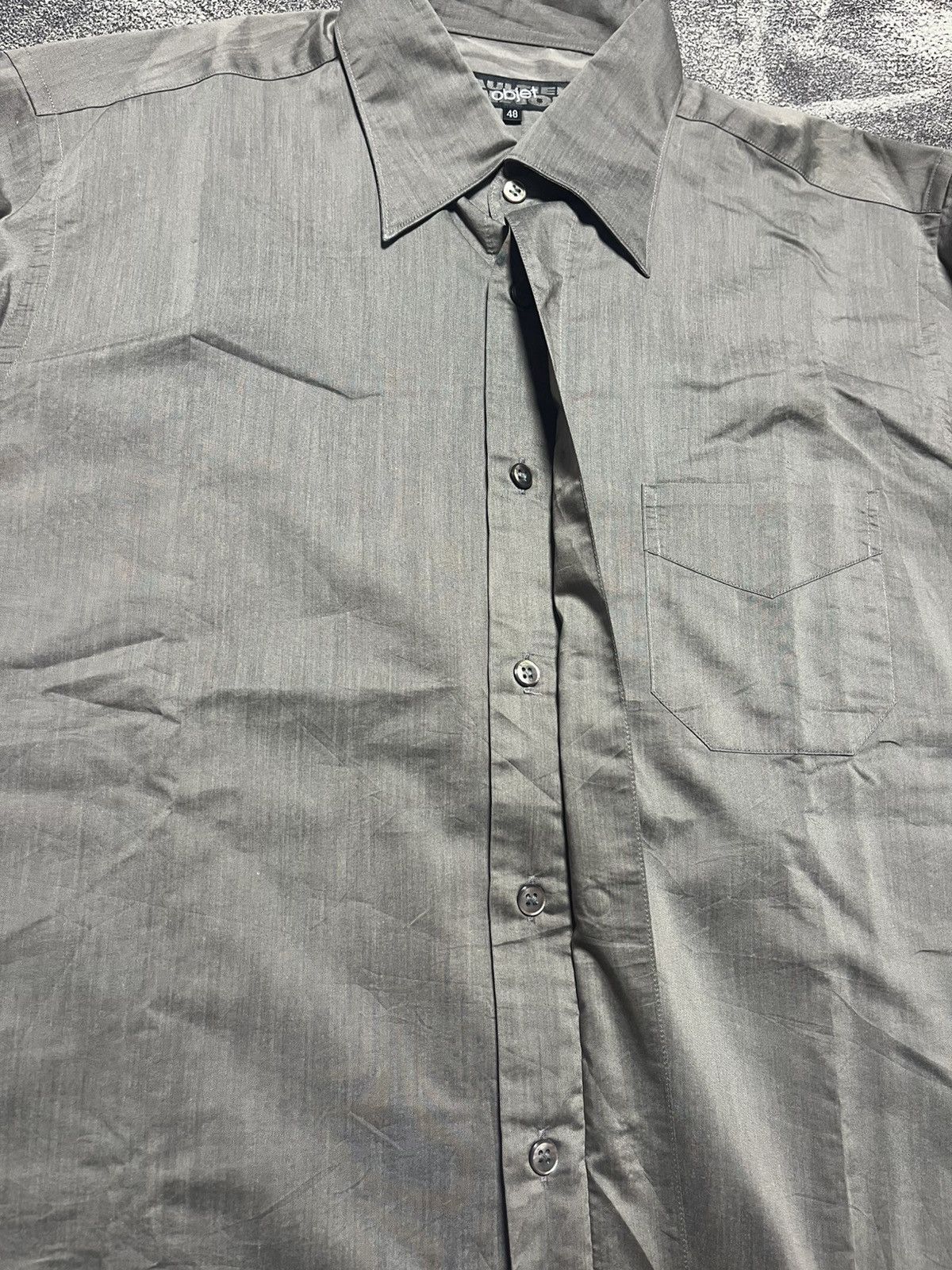 Jean Paul Gaultier Jean paul gaultier object hidden button shirt Size US M / EU 48-50 / 2 - 8 Thumbnail