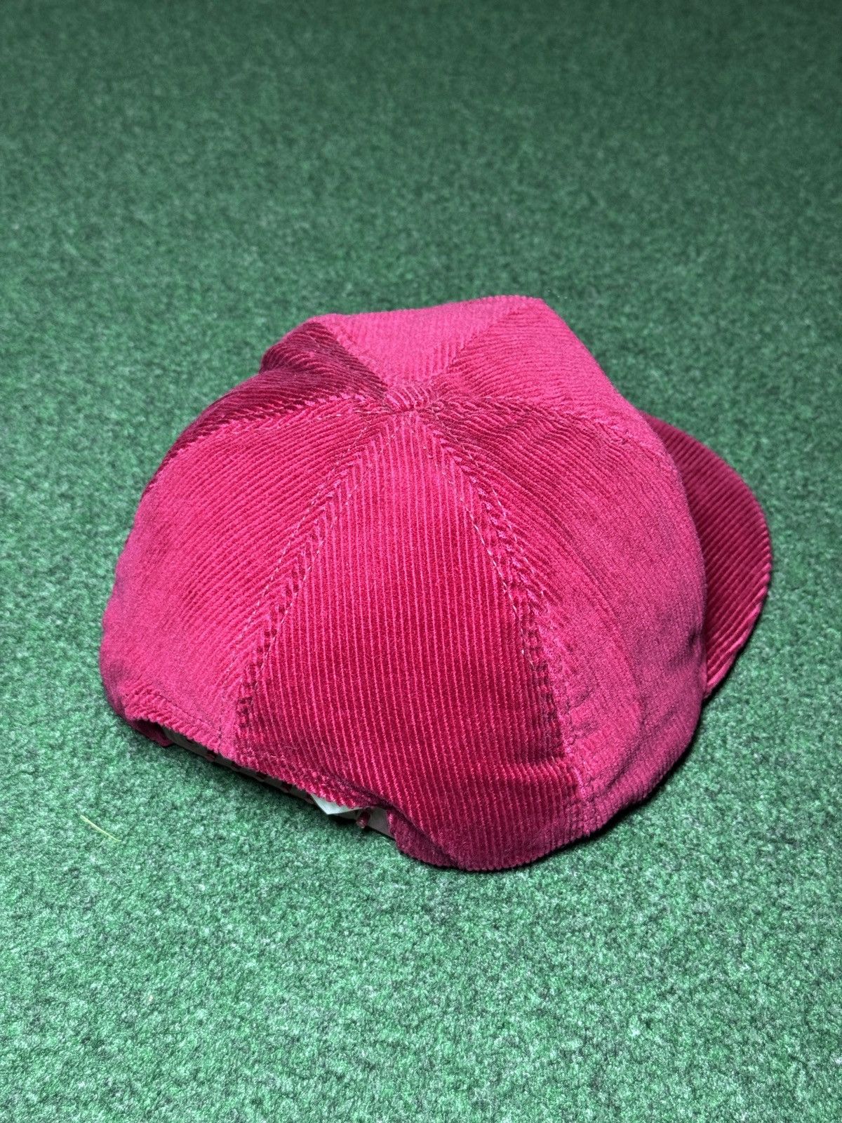 Vintage Vintage 80s Wisconsin Red Corduroy Cow Farmer Snapback Hat Size ONE SIZE - 3 Thumbnail