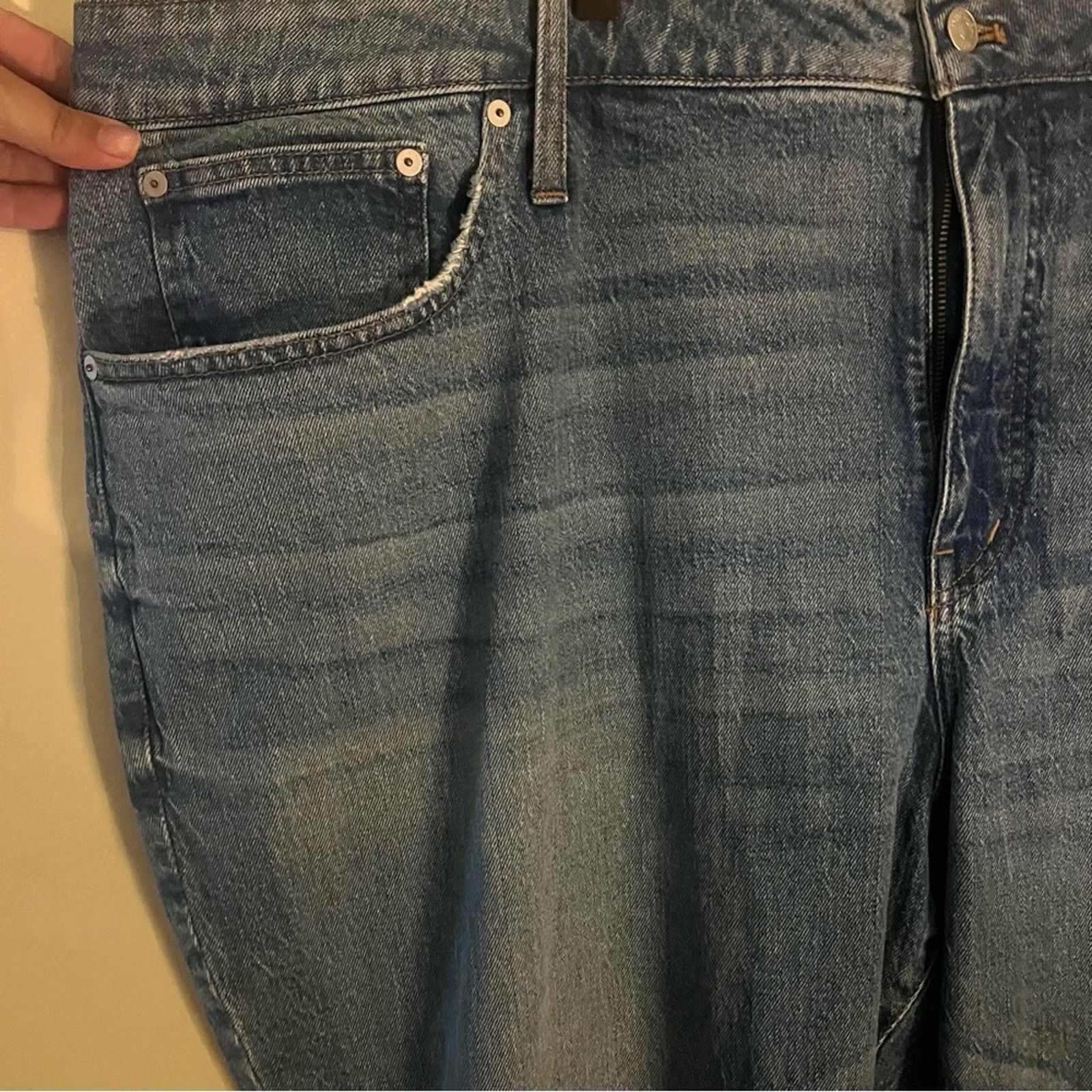 Madewell NWT MADEWELL high rise slim boy jeans 28 Size 42" / US 20 - 3 Thumbnail