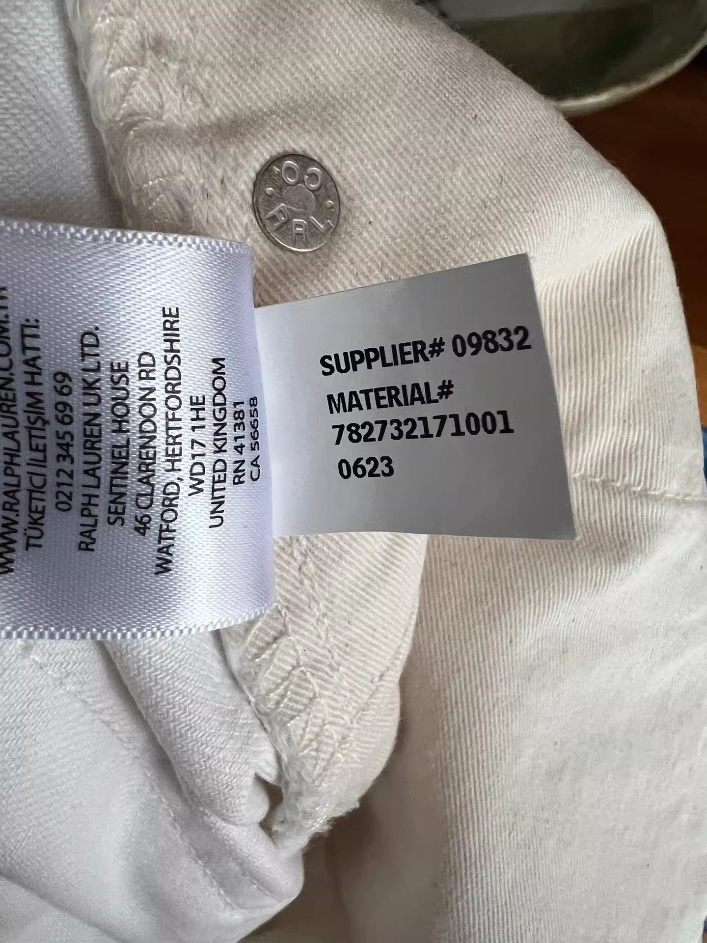 RRL Ralph Lauren RRL Double RL Slim Fit White Jeans Size US 32 / EU 48 - 9 Thumbnail