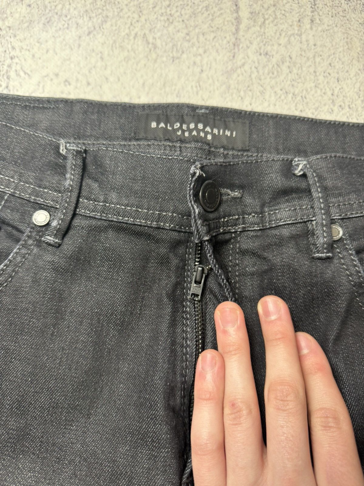 Baldessarini VINTAGE BLACK BALDESSARINI JEANS DENIM PANTS Y2K LUXURY MONE Size US 34 / EU 50 - 22 Thumbnail
