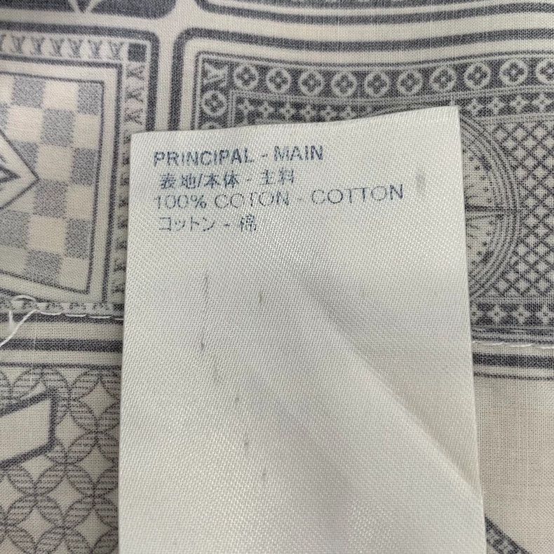 Louis Vuitton Louis Vuitton Grey Poker Full Print Cotton Lapel Long Slee Size US XS / EU 42 / 0 - 7 Thumbnail