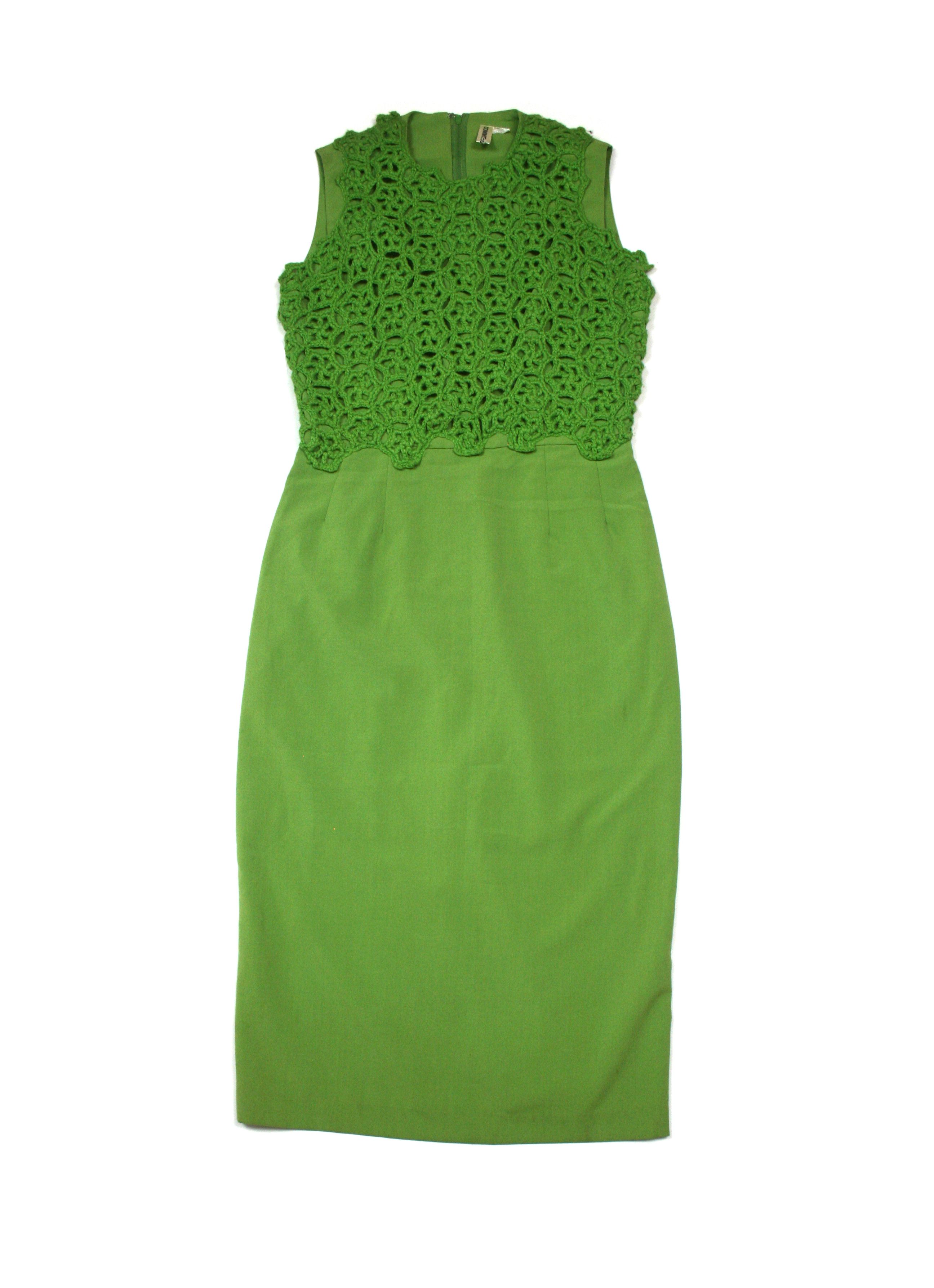 Comme des Garcons AD2009 Embroidered Lace Dress Vintage Size L / US 10 / IT 46 - 1 Thumbnail