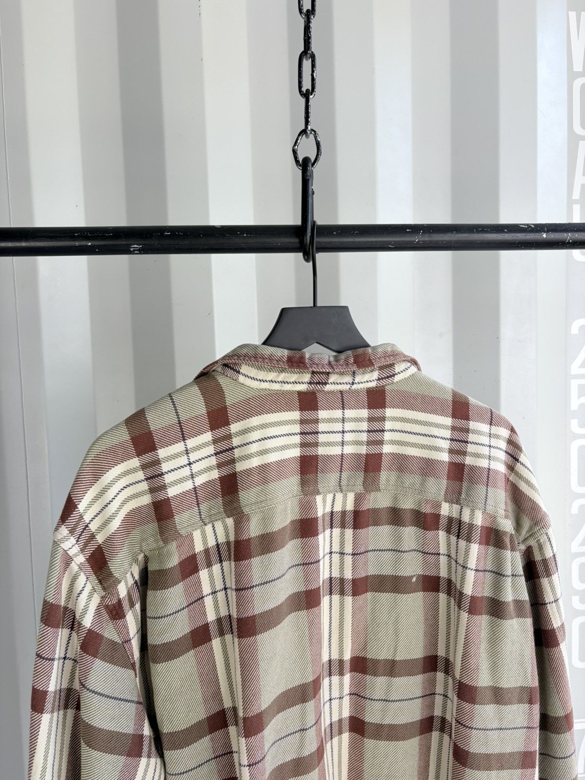 Vintage Vintage Flannel Shirt Boxy Faded Distressed Grunge Band Size US XL / EU 56 / 4 - 4 Thumbnail