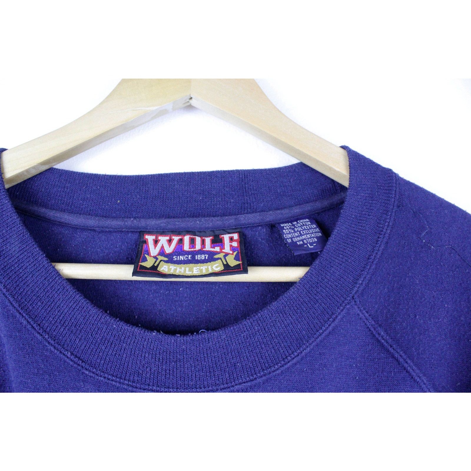 Vintage Vintage WOLF American Golfing Tradition Graphic Sweatshirt Size US L / EU 52-54 / 3 - 5 Thumbnail