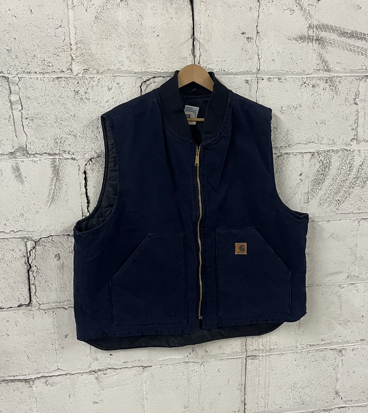 Carhartt Carhartt vintage vo2 MDT navy blue vest streetwear rare hype Size US XXL / EU 58 / 5 - 1 Thumbnail