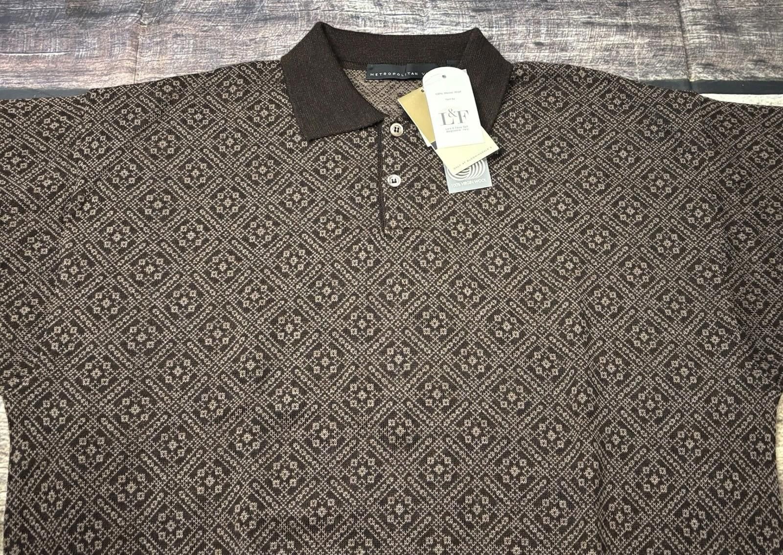 Metropolitan View Metropolitan View for Bloomingdales Sweater Mens XL Wool Size US XL / EU 56 / 4 - 4 Thumbnail
