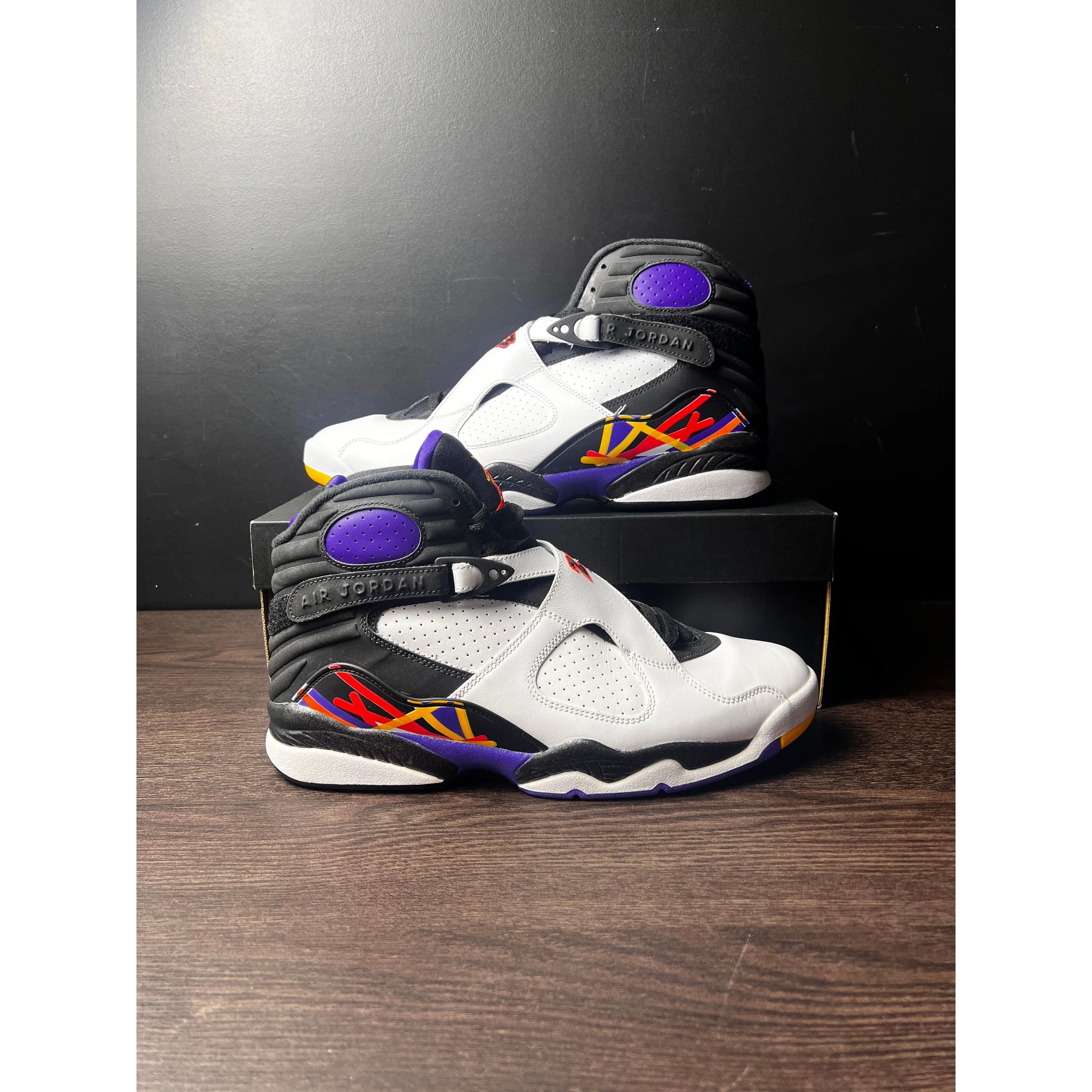 Jordan Brand Air Jordan 8 Retro "Three Peat" **PRE-OWNED** Size US 11.5 / EU 44-45 - 1 Thumbnail