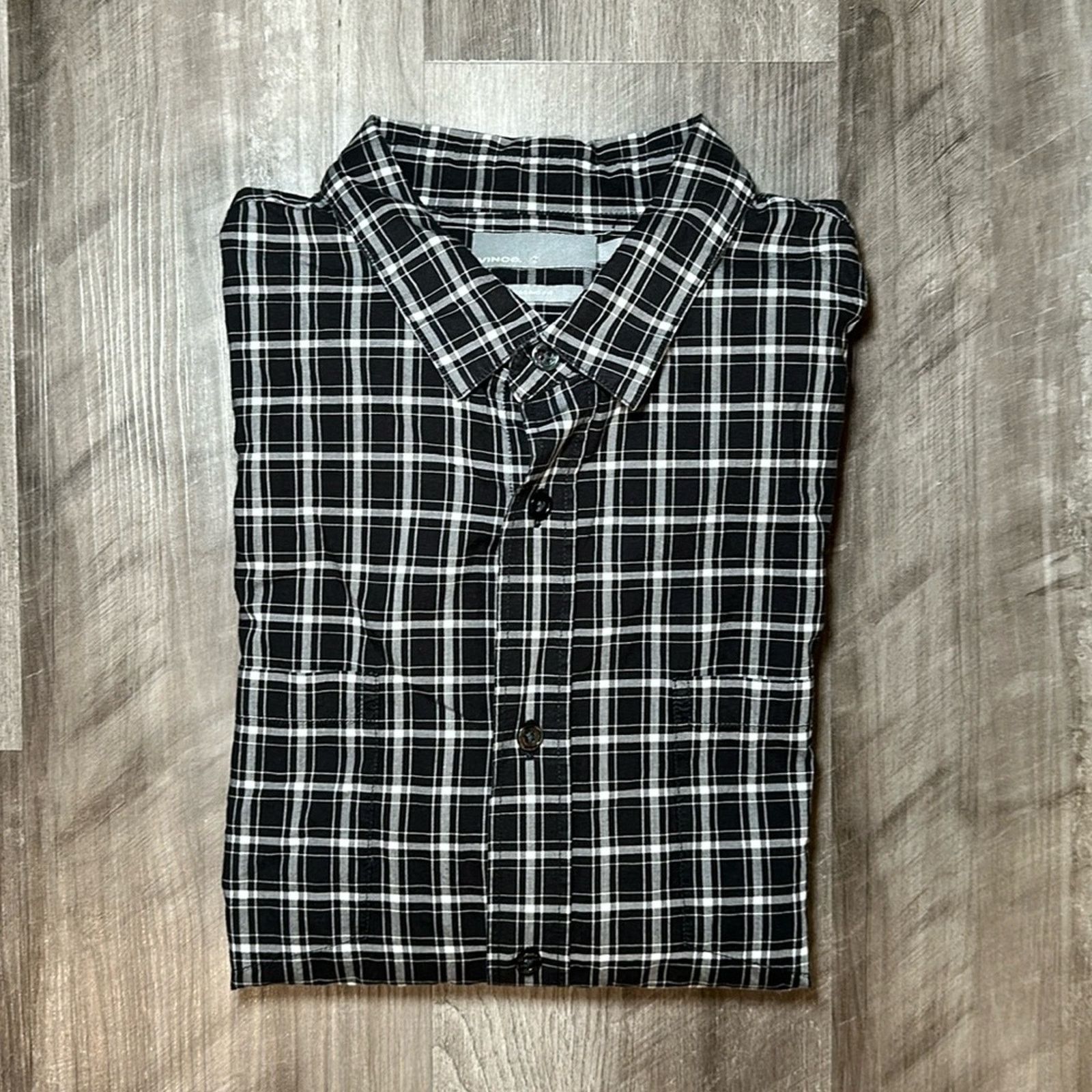 Vince Vince Classic Fit Long Sleeve Button Down - Large Size US L / EU 52-54 / 3 - 1 Thumbnail