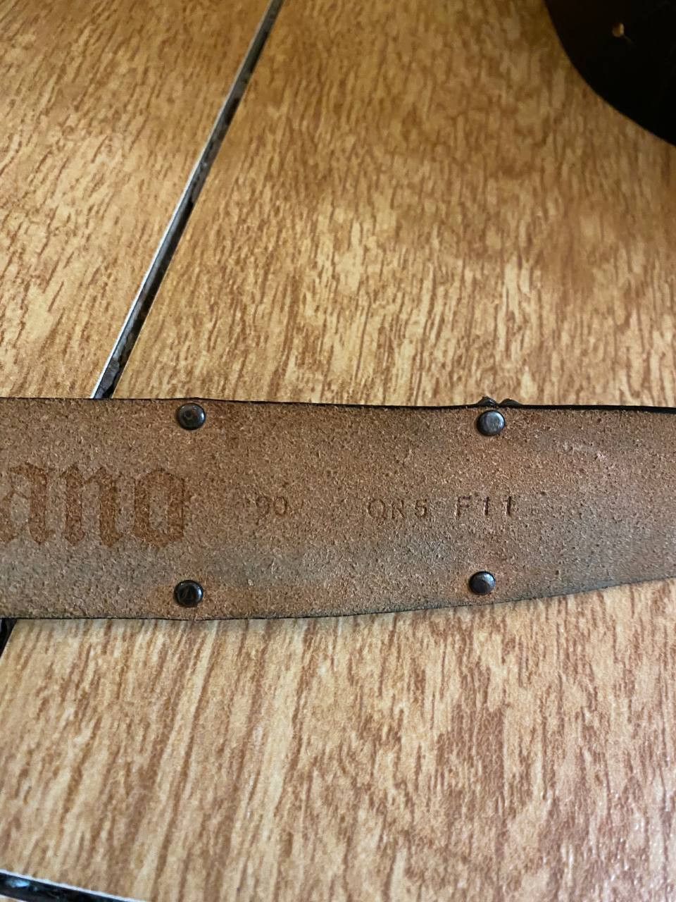 JOHN GALLIANO Gazette G Logo Buckle Belt