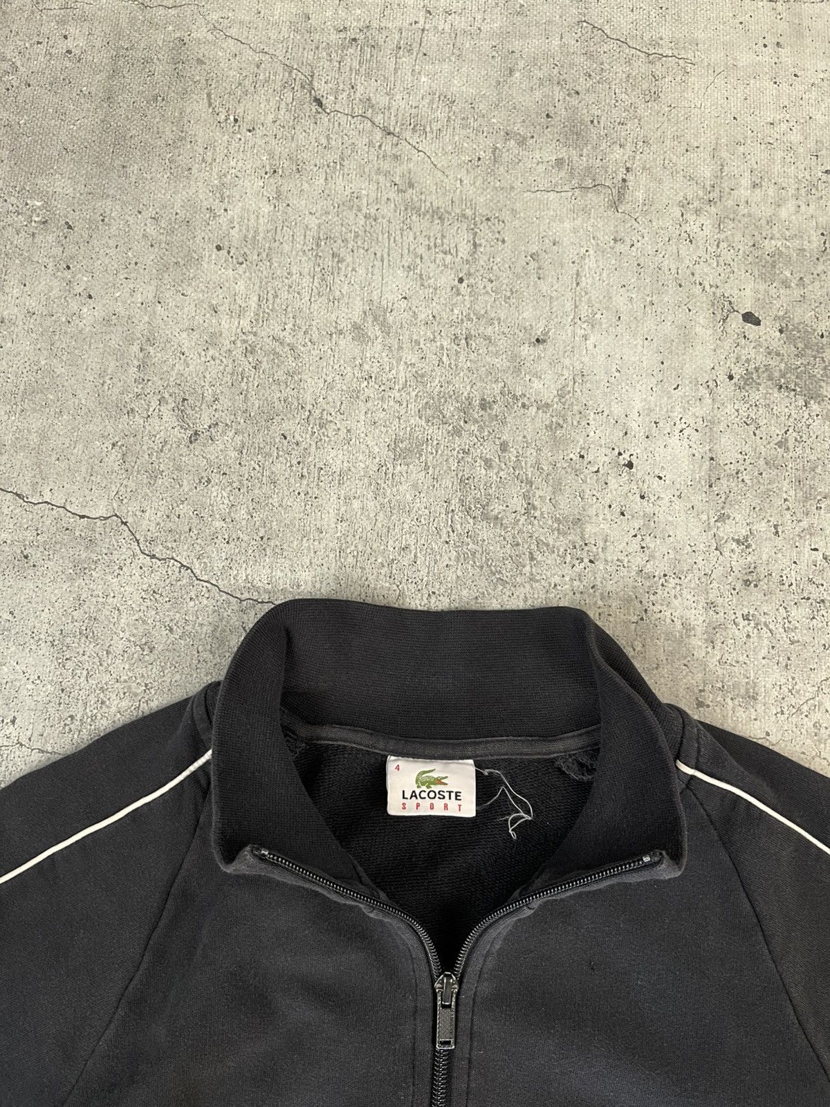 Lacoste 🐊Vintage 90s Big Logo Lacoste Zip Up rare oversized style Size US M / EU 48-50 / 2 - 5 Thumbnail