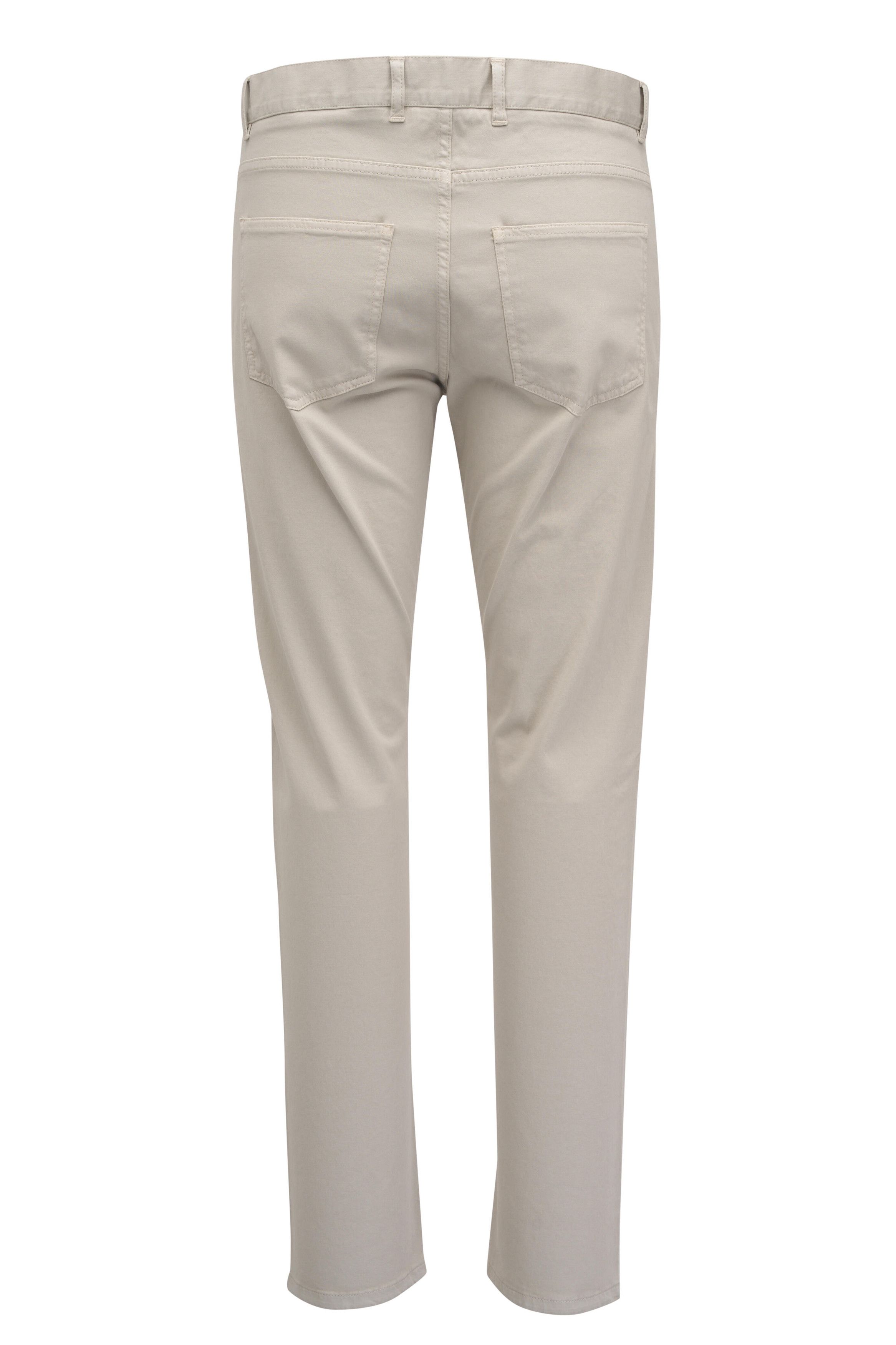 Isaia o1mtch0225 Cotton & Cashmere Five Pocket Pant in Beige Size US 32 / EU 48 - 2 Thumbnail