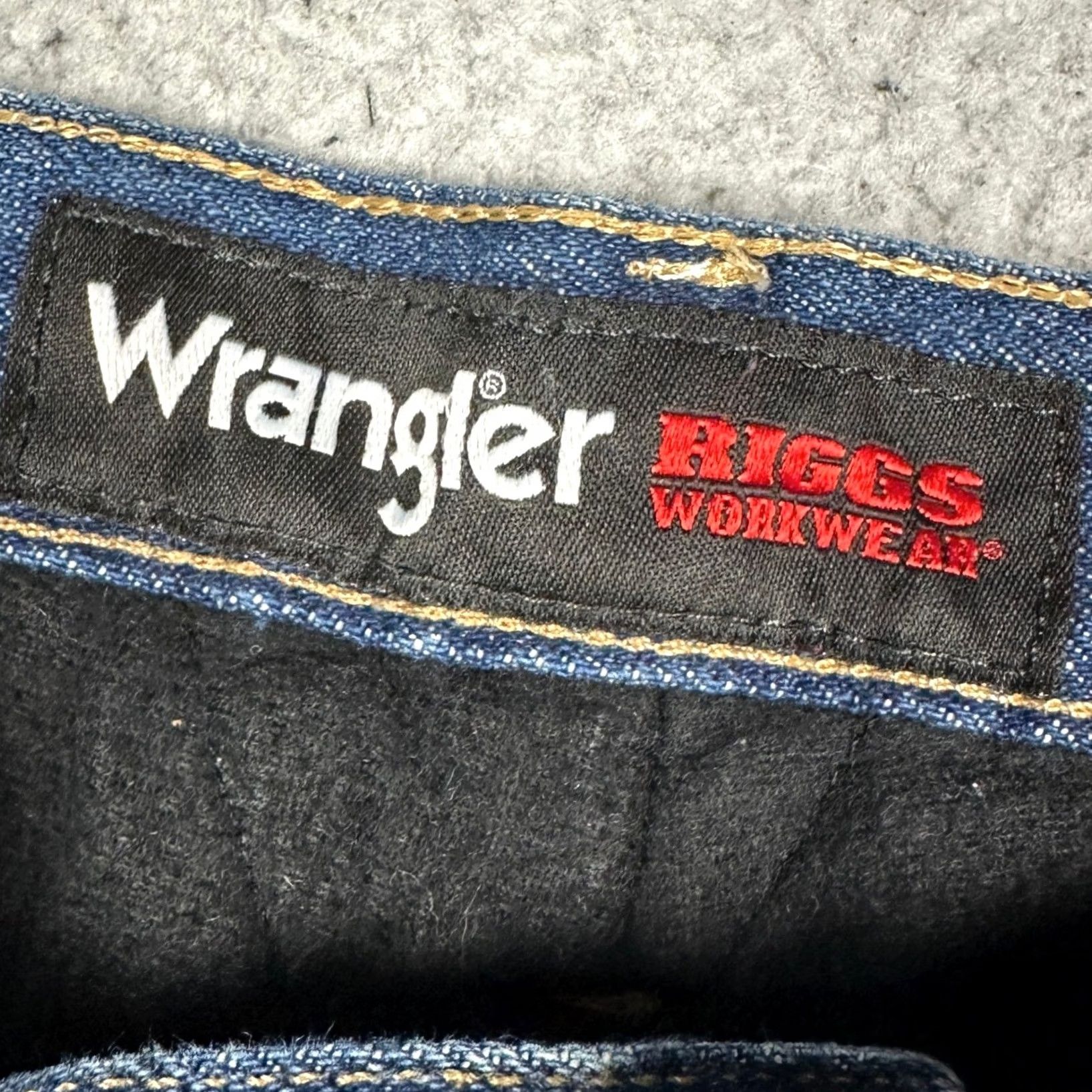 Wrangler EUC WranglerGS Workwear Jeans - Big & Tall Blue Denim - 42" Waist - Durable Size US 42 / EU 58 - 3 Thumbnail