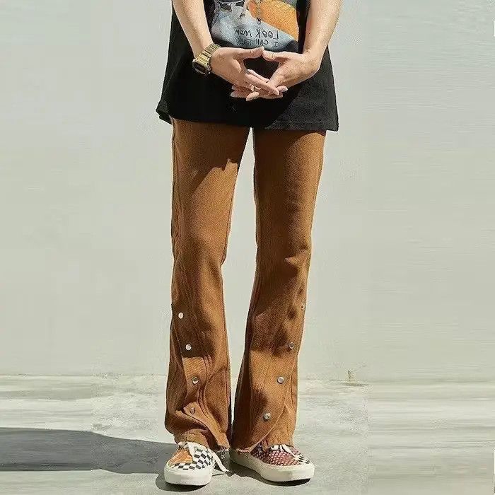 Japanese Brand × Vintage Detachable Front Split Wide Leg Pants Size US 30 / EU 46 - 3 Thumbnail