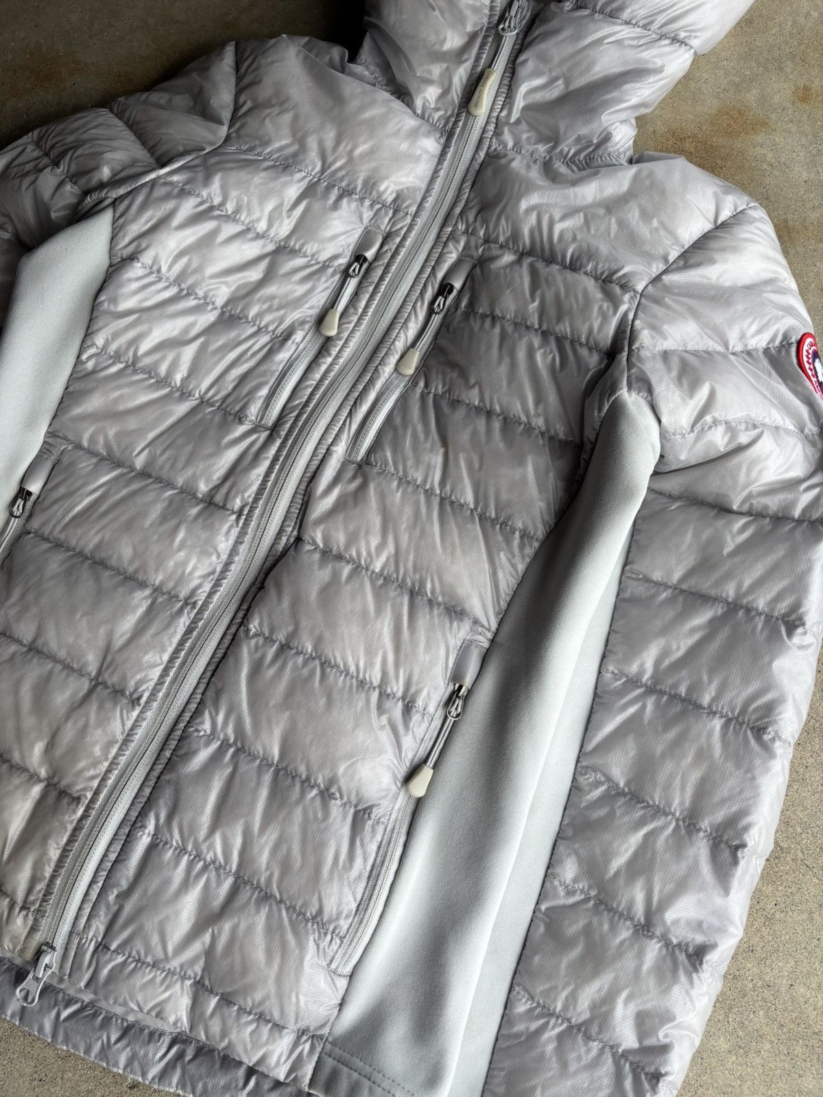 Canada Goose × Vintage Crazy Canada Goose Hybridge Lite Lightweight Puffer Jacket Size XXS / US 00 / IT 34 - 4 Thumbnail