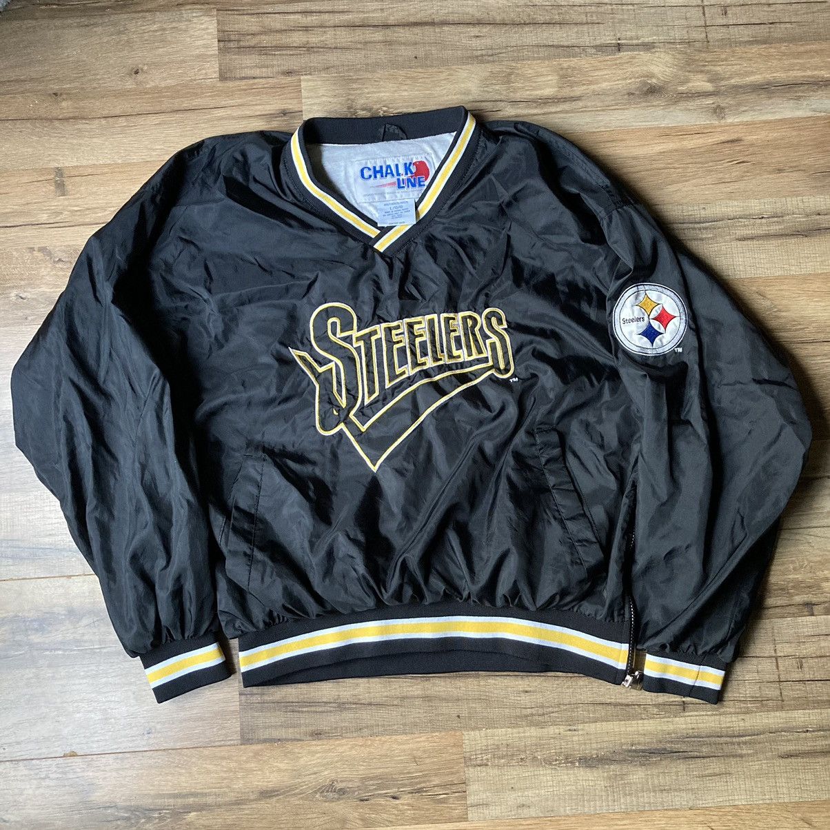 Vintage '95 PITTSBURGH STEELERS NFL Chalk Line Sweatshirt M – XL3