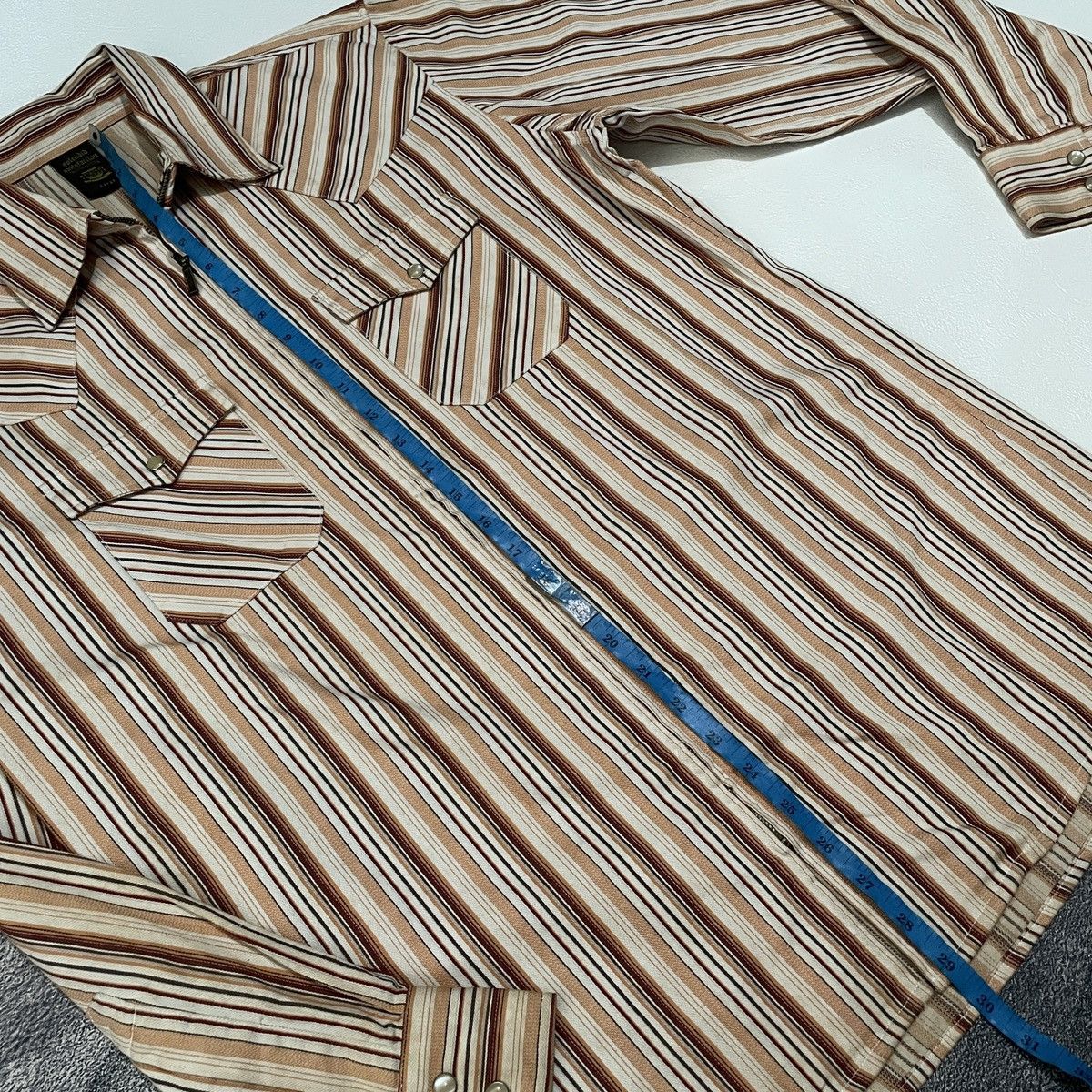 If Six Was Nine Vintage japanese punk splendid satisfaction stripe Ls Shirt Size US L / EU 52-54 / 3 - 9 Thumbnail