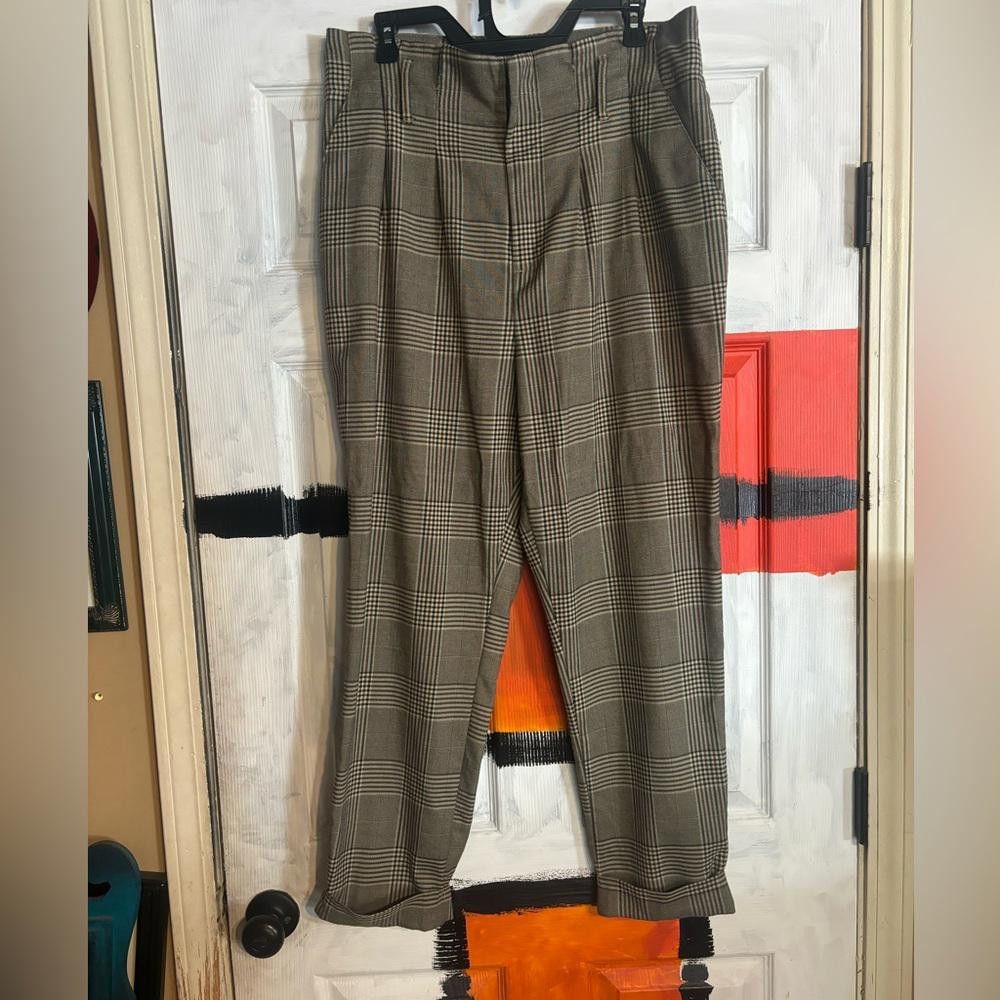 Designer Wild fable size 14 plaid dress pants Size 36" / US 14 / IT 50 - 1 Thumbnail