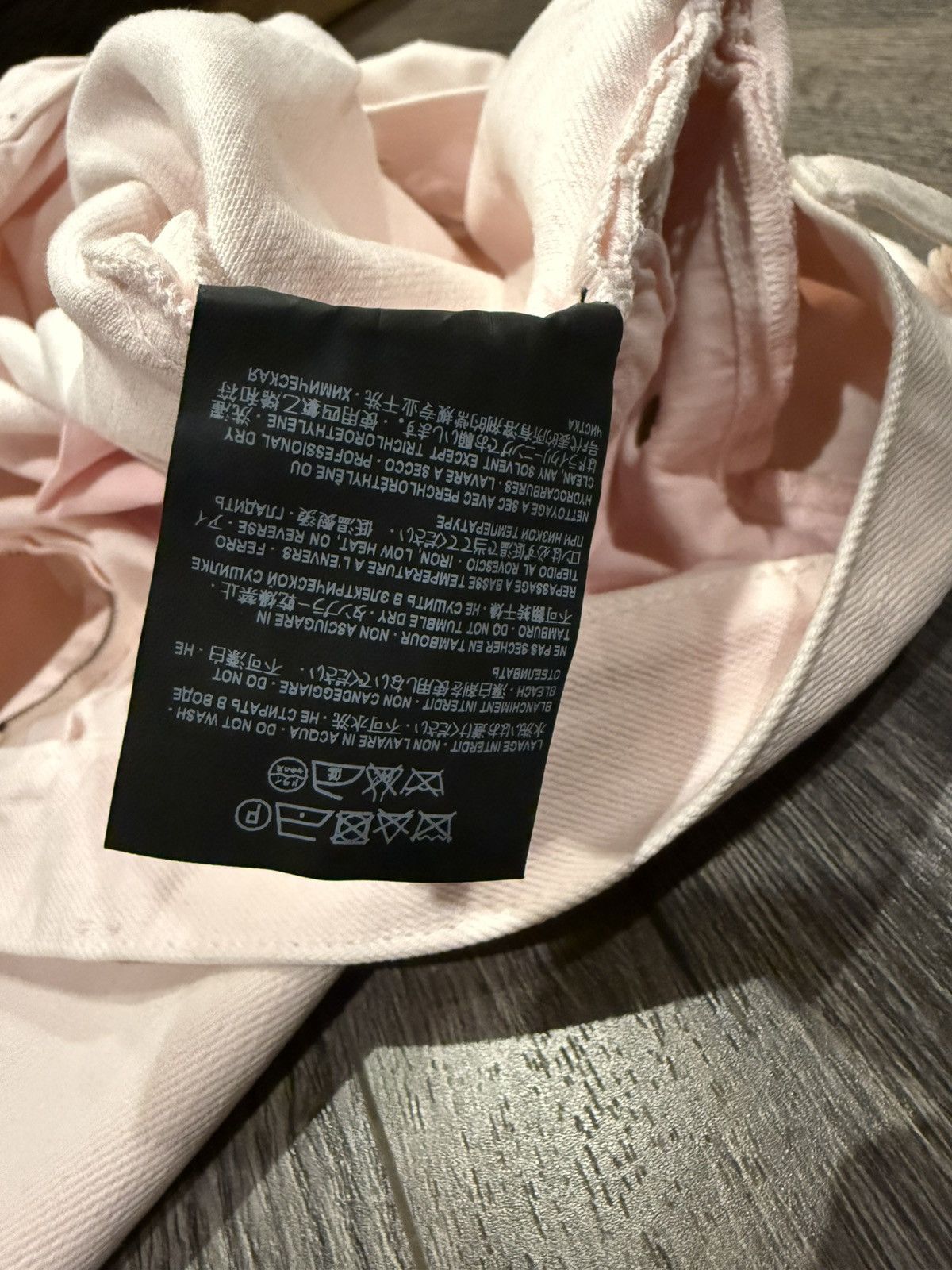 Saint Laurent Paris Light Pink SLP Jeans Size US 33 - 7 Thumbnail