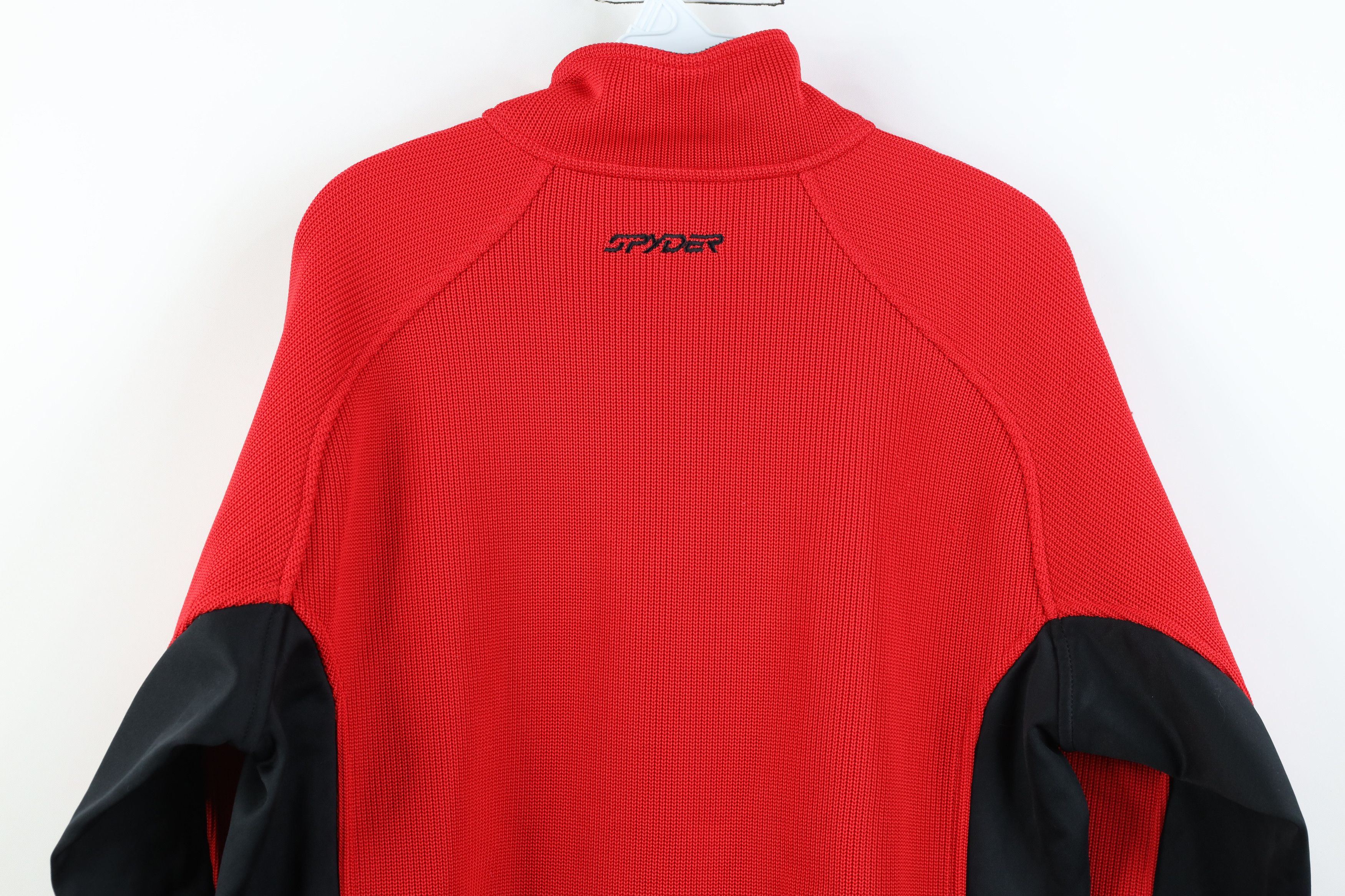 Spyder Spyder Core Ribbed Knit Half Zip Pullover Sweater Red Size US M / EU 48-50 / 2 - 14 Thumbnail
