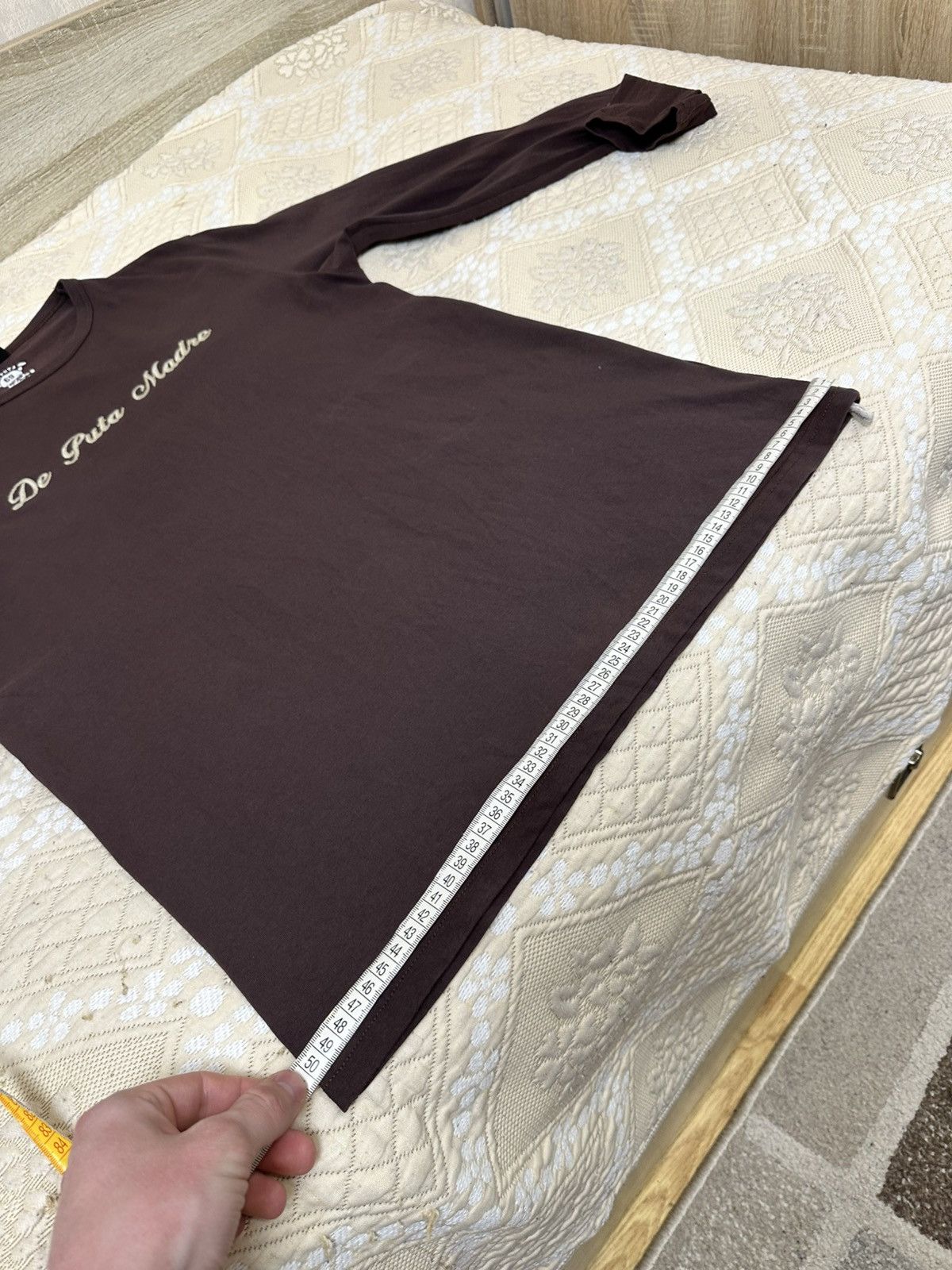 Vintage 🔥 DE PUTA MADRE GIGOLO LATINO Rare Long Sleeve Tee Shirt Y2K Size US L / EU 52-54 / 3 - 9 Thumbnail