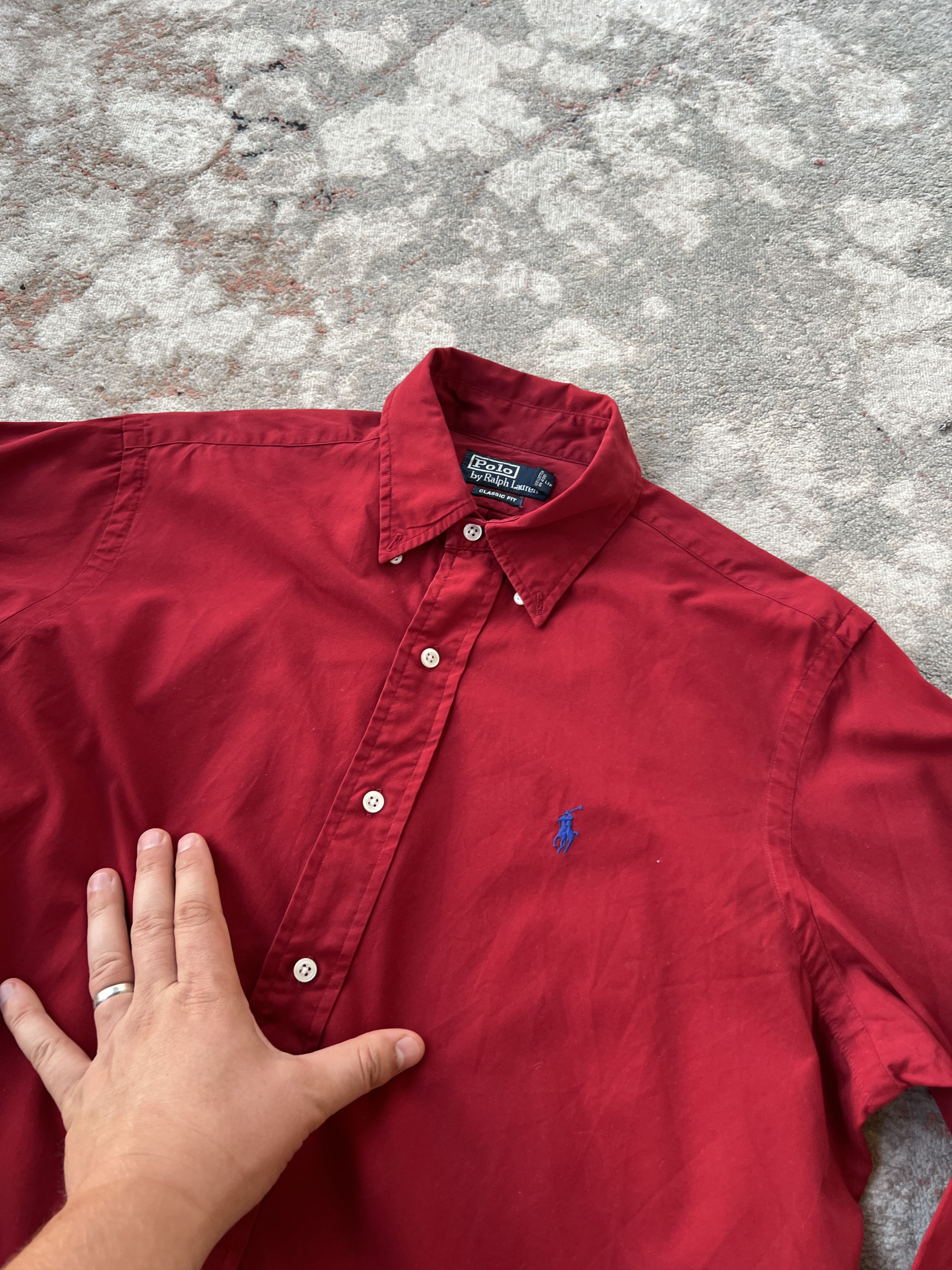 Polo Ralph Lauren Polo Ralph Lauren Vintage Shirt Size US M / EU 48-50 / 2 - 2 Thumbnail