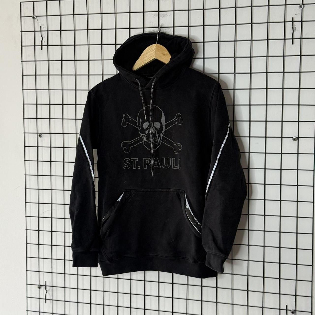 Vintage St Pauli Hoodie Black Vintage 90s Retro Size US M / EU 48-50 / 2 - 2 Thumbnail