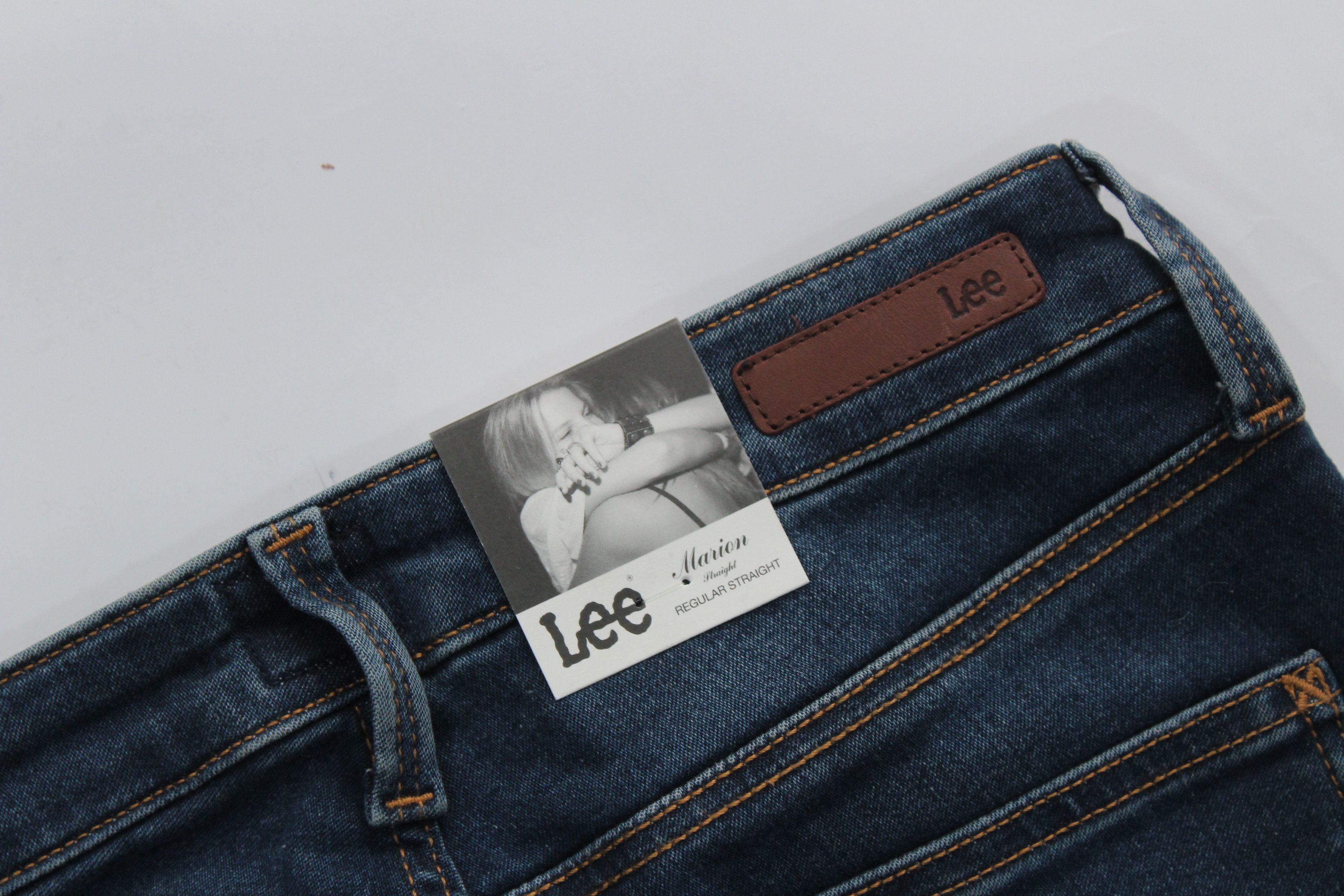 Lee Lee Marion Regular Straght 27/33 New Vintage Authentic Size 27" / US 4 / IT 40 - 11 Thumbnail