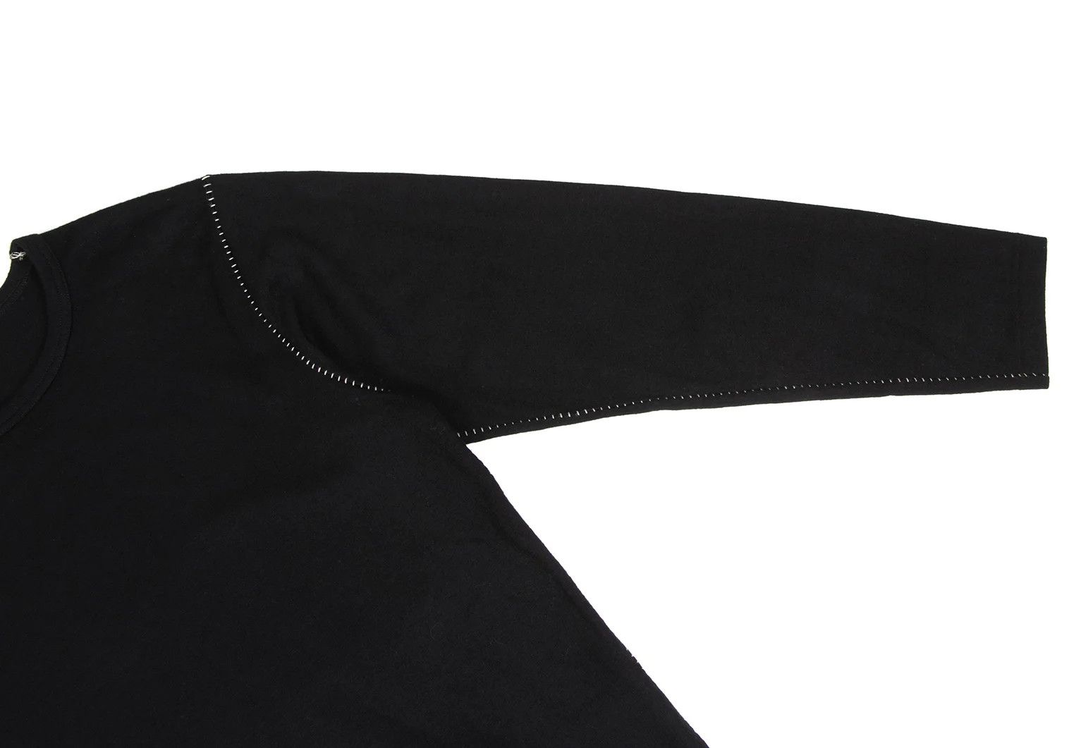 Jean Paul Gaultier Wool Side Stitch Knit Top in Black, Size 2 Size US M / EU 48-50 / 2 - 4 Thumbnail