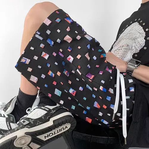 Japanese Brand Etsuko x Kazue Colorful Niche High Street Plaid Pants Size US 32 / EU 48 - 8 Thumbnail