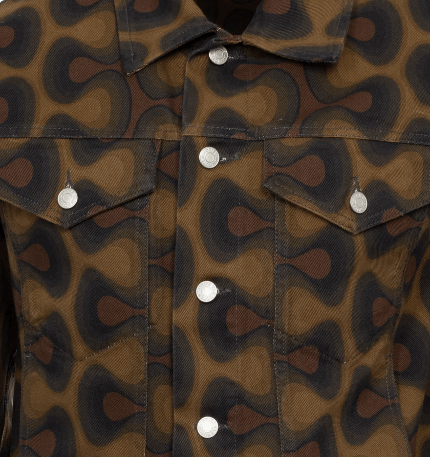 Dries Van Noten o1h1sh10624 Jacket in Khaki Size US M / EU 48-50 / 2 - 3 Thumbnail