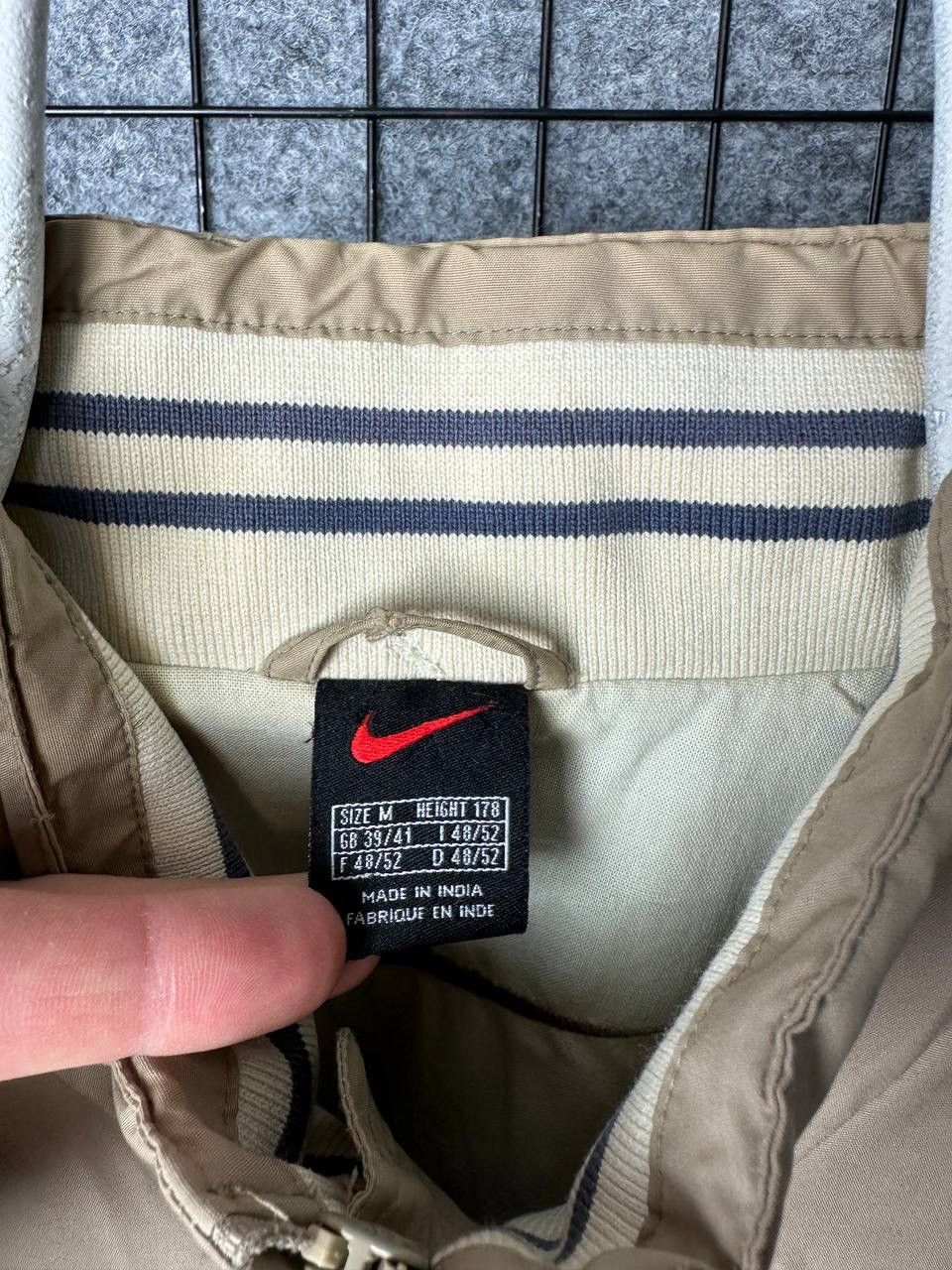 Nike × Vintage Vintage Nike light zip jacket y2k embroidered logo size M Size US M / EU 48-50 / 2 - 3 Thumbnail