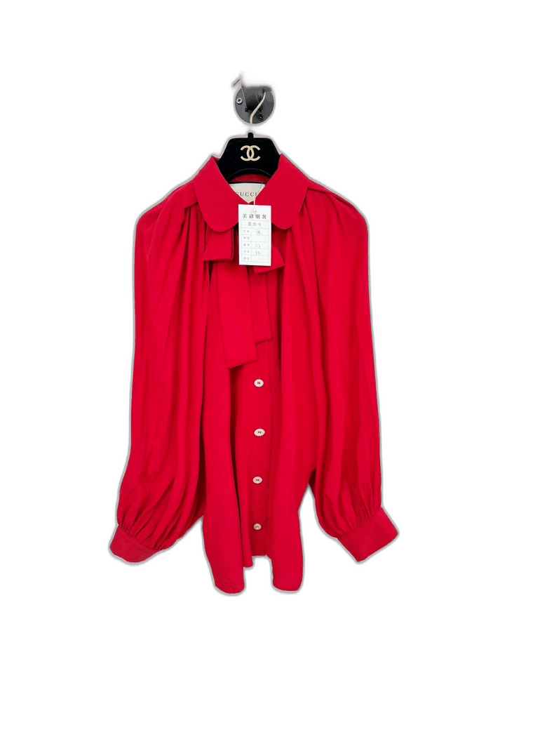 Gucci Silk Blouse Size 38 Rarely Worn