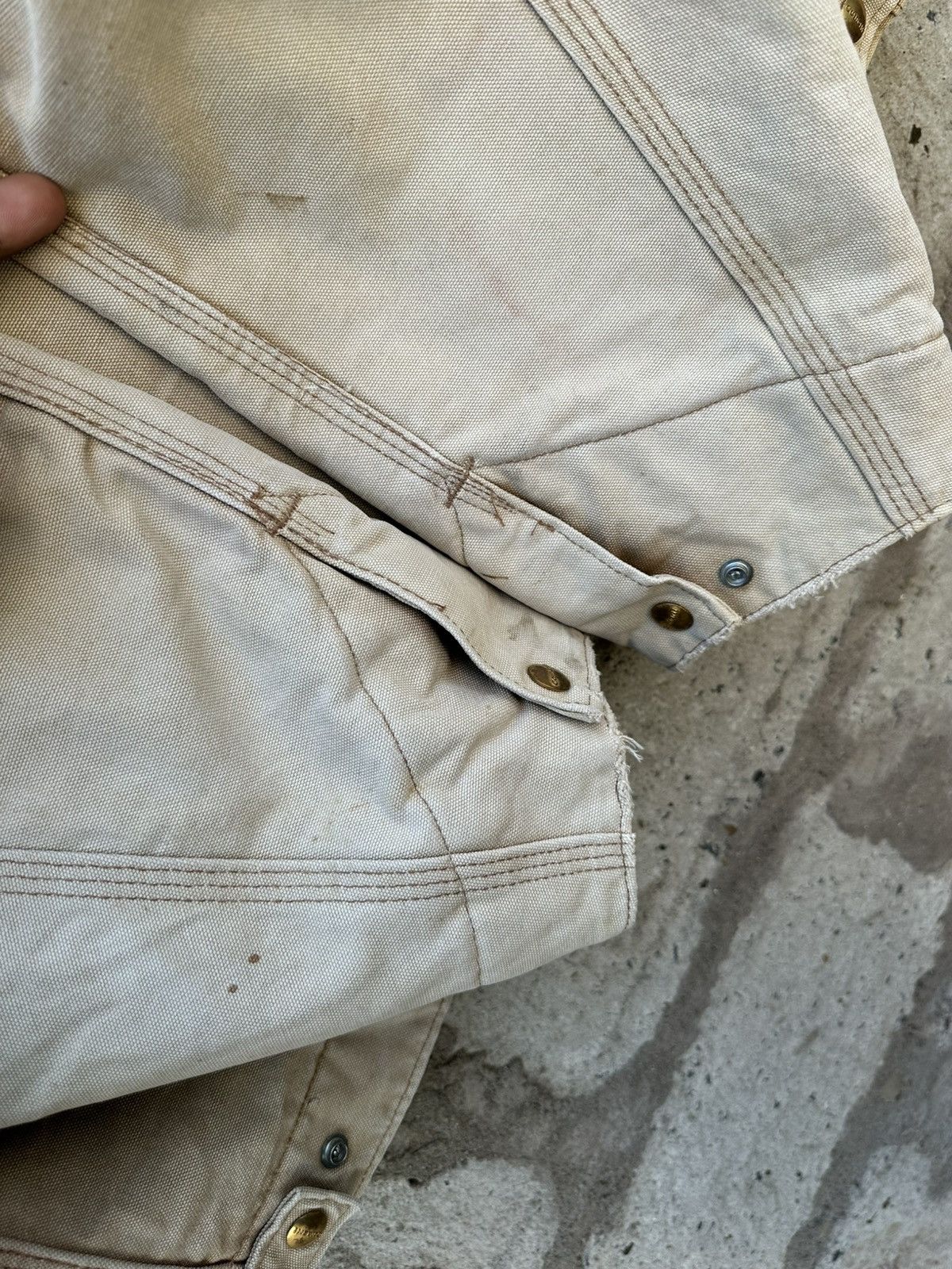 Carhartt × Vintage Vintage Carhartt Detroit jacket J01 BRN Size US XXL / EU 58 / 5 - 11 Thumbnail