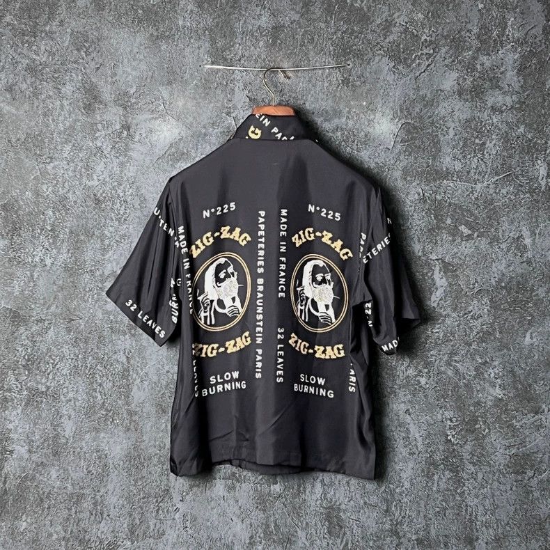 Amiri Amiri Multi-Element Printed Silk Short Sleeve Shirt Size US L / EU 52-54 / 3 - 2 Thumbnail