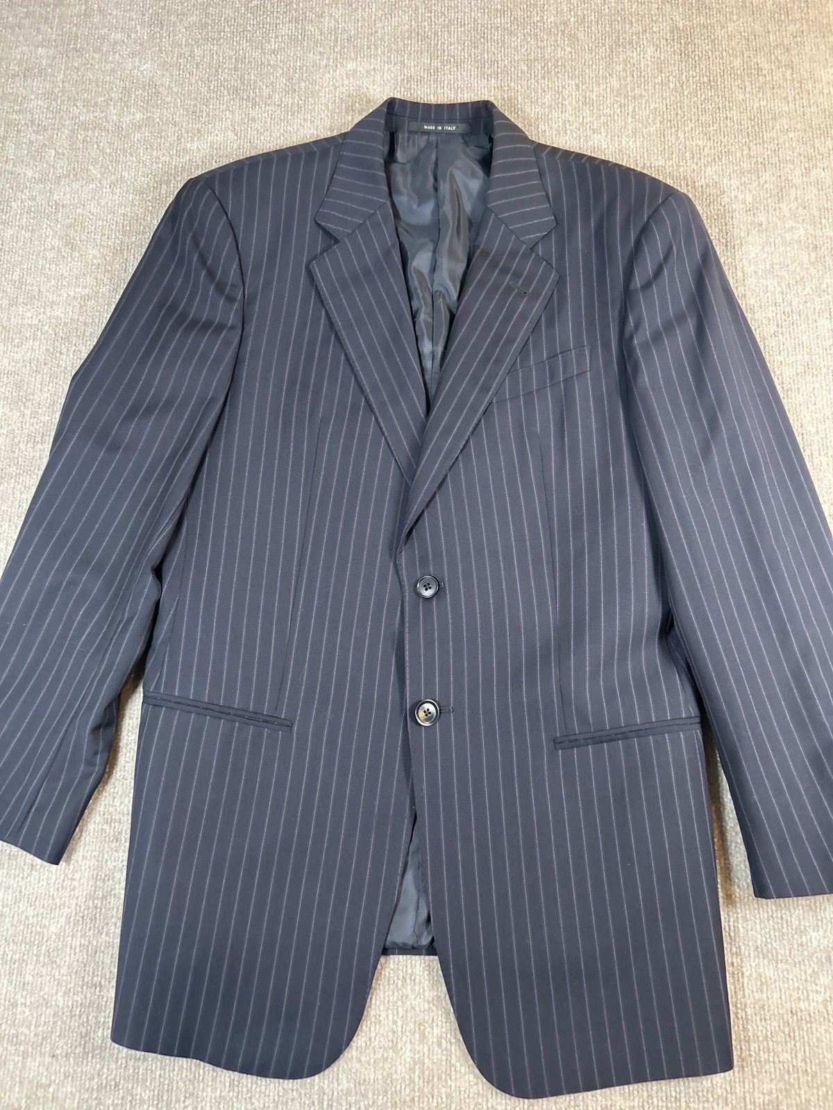 Armani Collezioni Armani Collezioni Made in Italy Pinstripe Blazer – 40R Size 40R - 1 Thumbnail