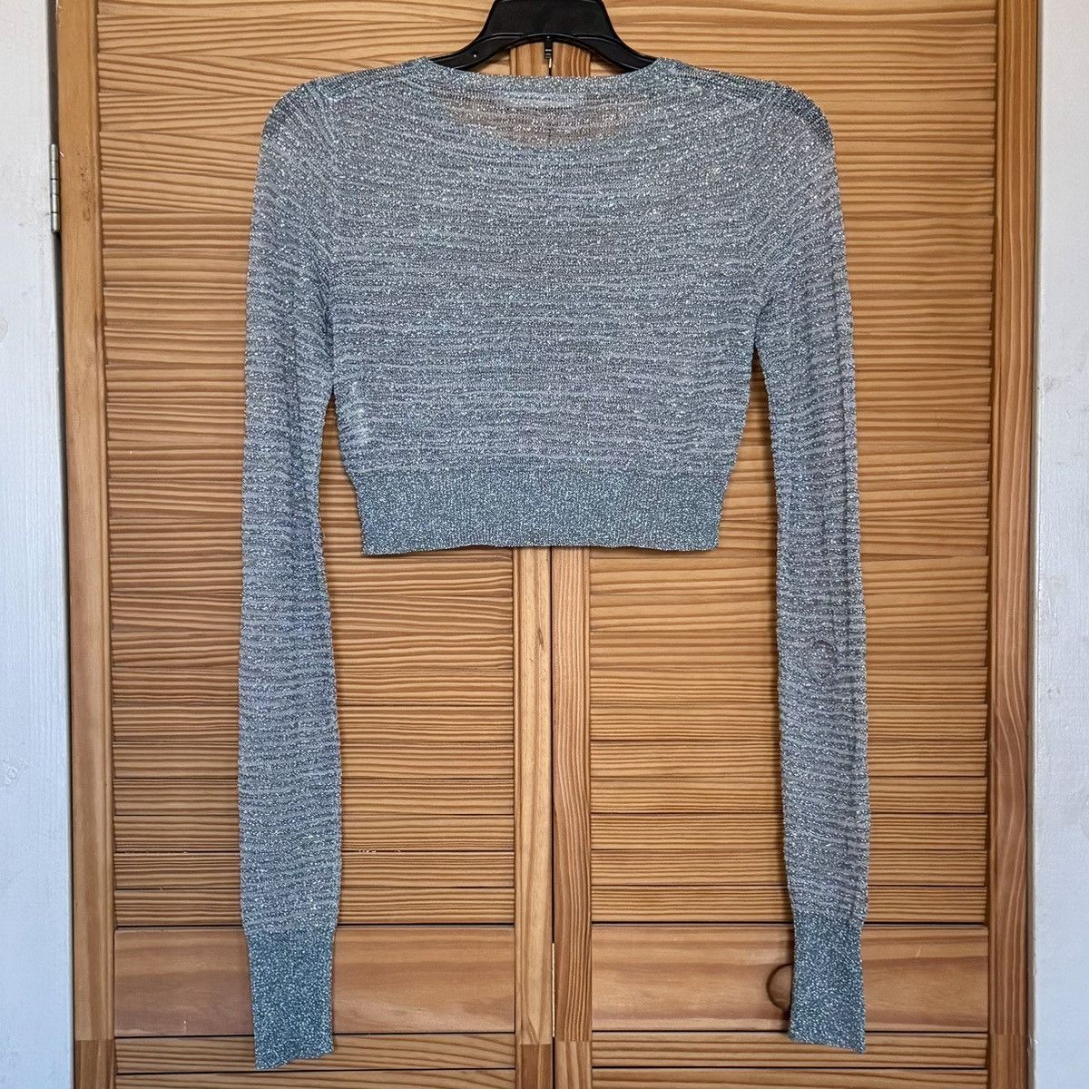 Marc Jacobs MARC JACOBS GRUNGE OOAK Sample Crop Top S Glitter Heaven Y2K Size S / US 4 / IT 40 - 3 Thumbnail