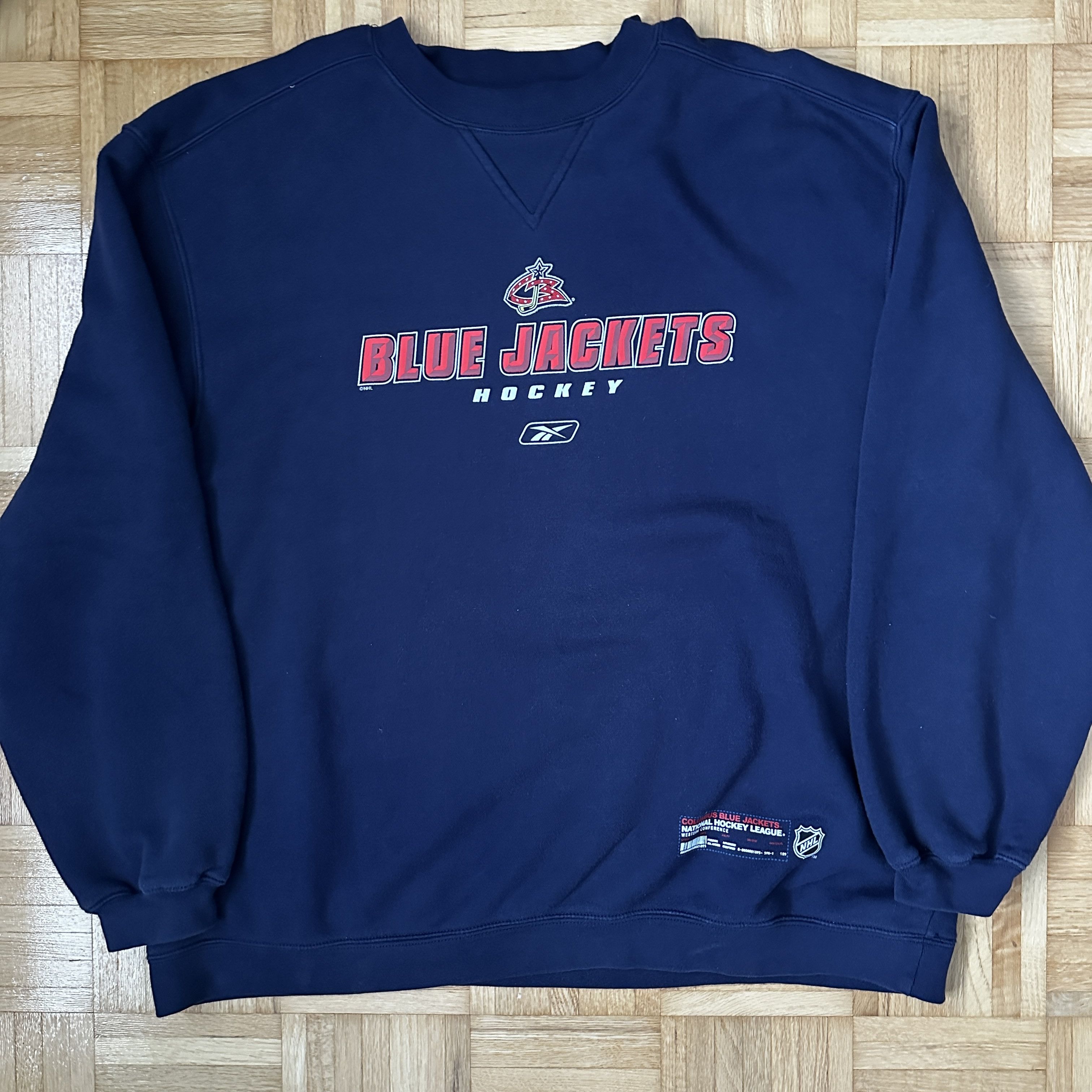 Reebok Reebok Columbus Blue Jackets NHL Embroidered Sweatshirt Size US XL / EU 56 / 4 - 1 Thumbnail