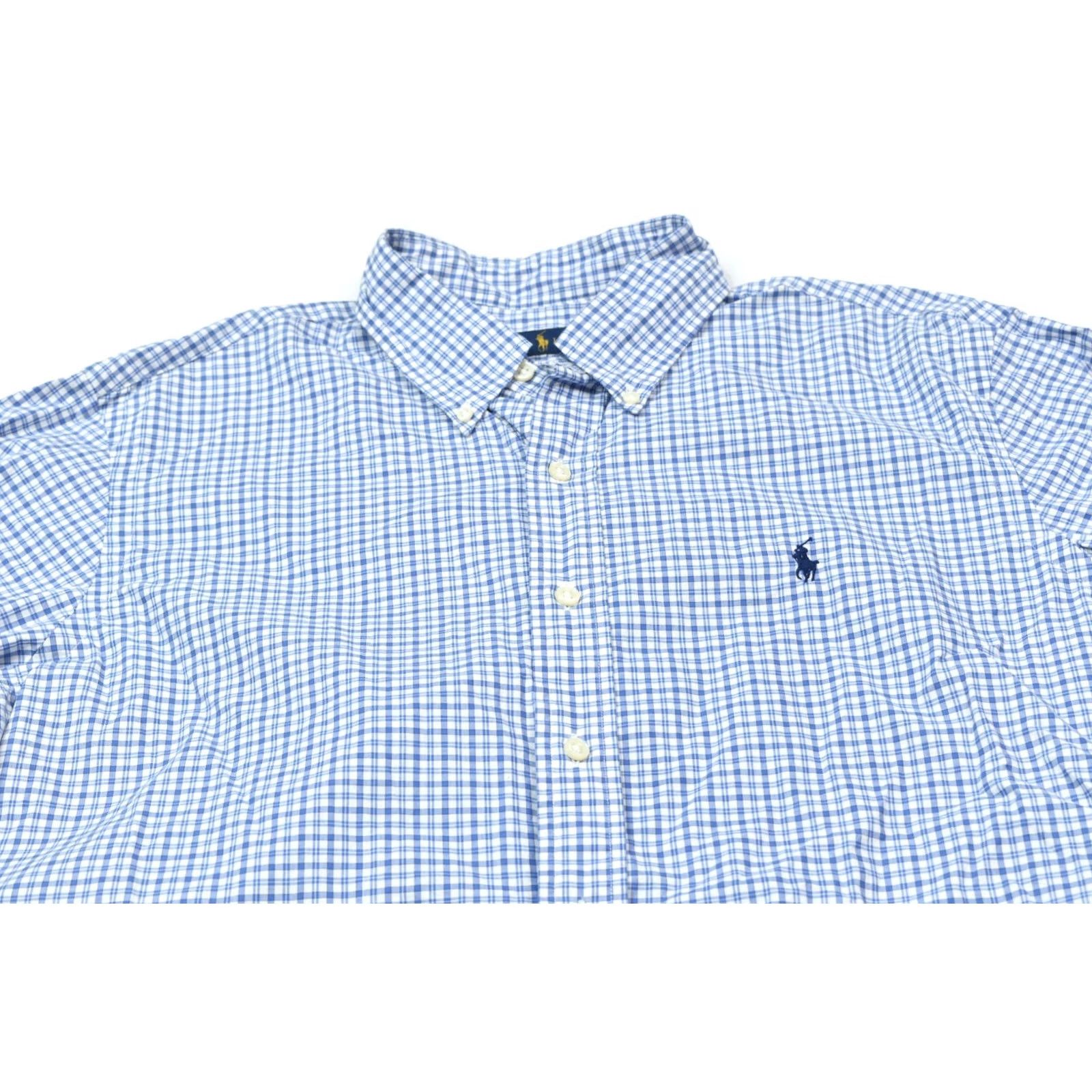 Ralph Lauren Ralph Lauren Shirt Mens Large Blue Plaid Long Sleeve Button-Down Cotton Size US L / EU 52-54 / 3 - 3 Thumbnail