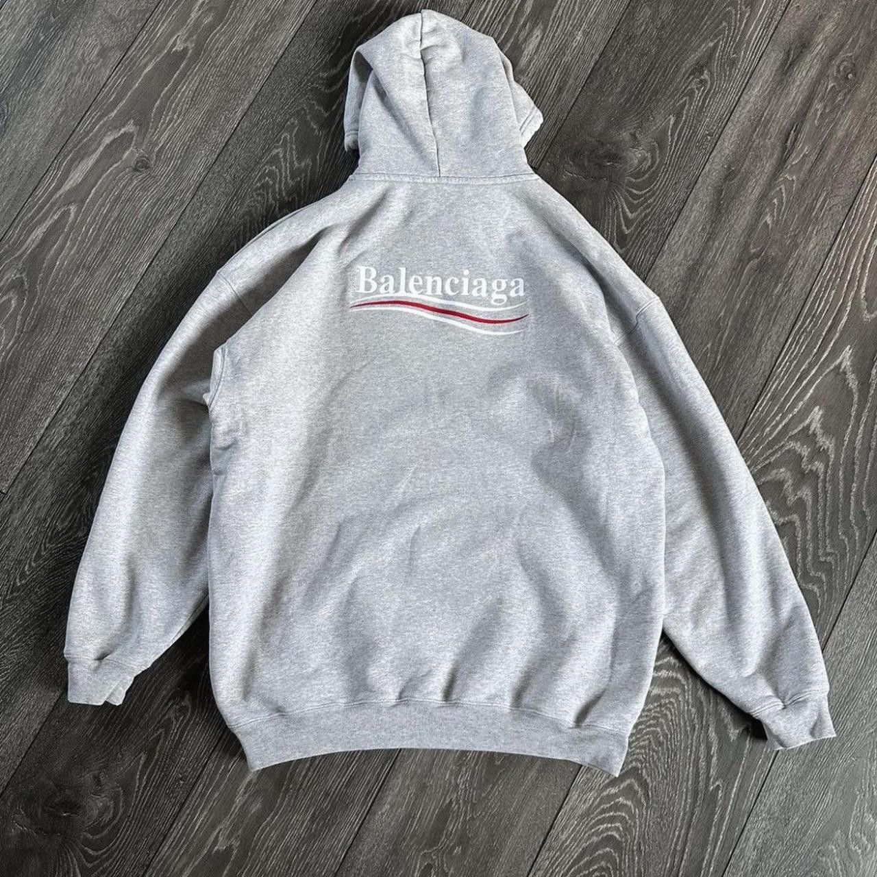Balenciaga Balenciaga Gray Hoodie Size US S / EU 44-46 / 1 - 2 Thumbnail