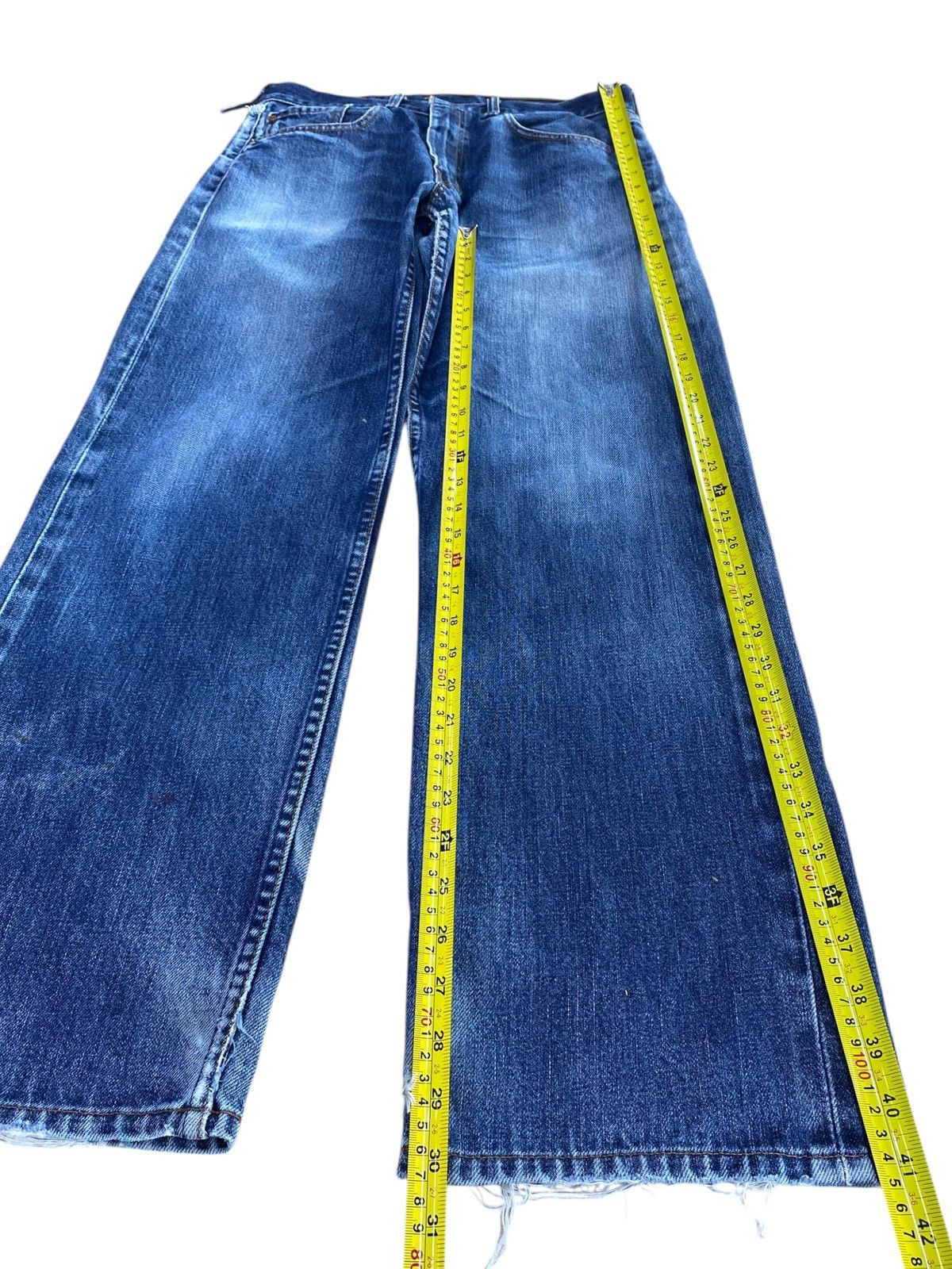 Levi's Vintage Levi’s Faded Blue Wash Style Loose Jeans Size US 32 / EU 48 - 7 Thumbnail