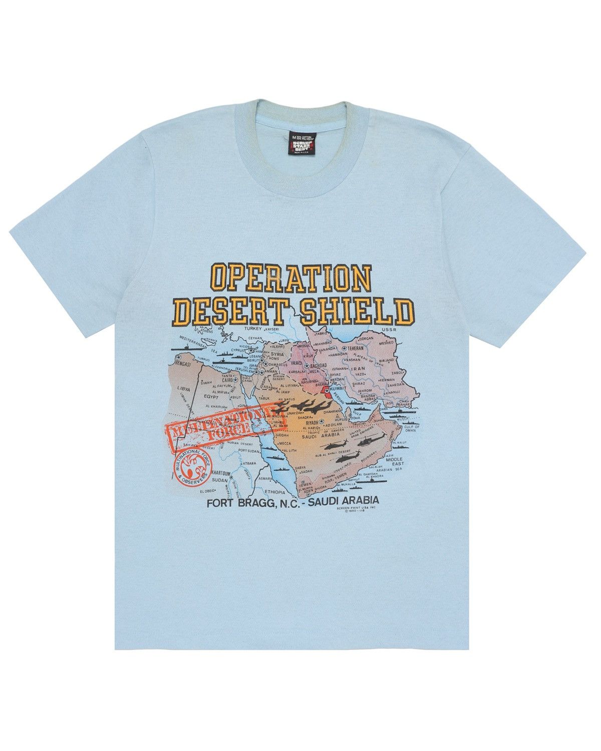 Vintage Operation Desert Shield T-Shirt Size US M / EU 48-50 / 2 - 1 Thumbnail