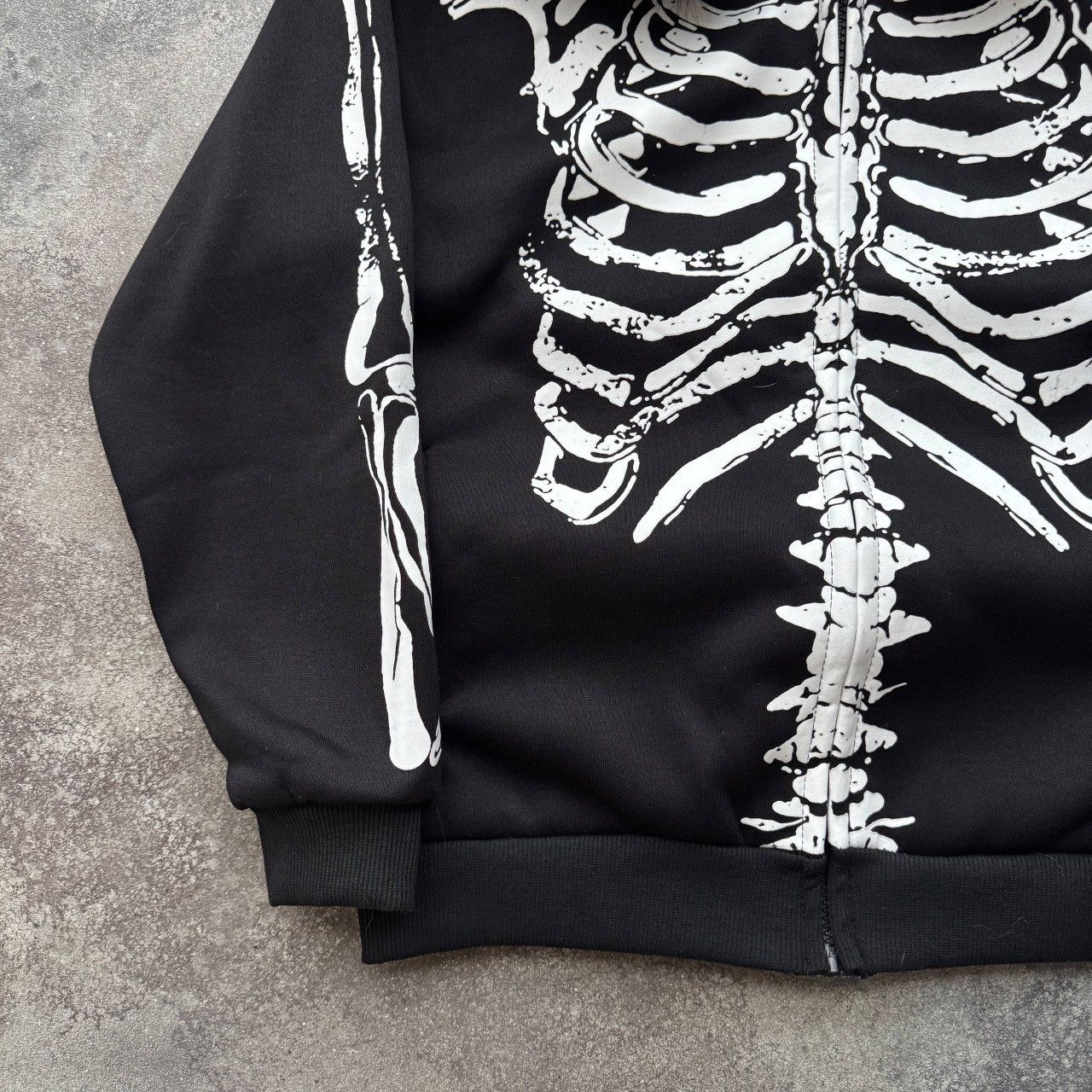 If Six Was Nine Amazing Y2K Gothic Emo Faux Fur Details Zip Hoodie Size M / US 6-8 / IT 42-44 - 8 Thumbnail