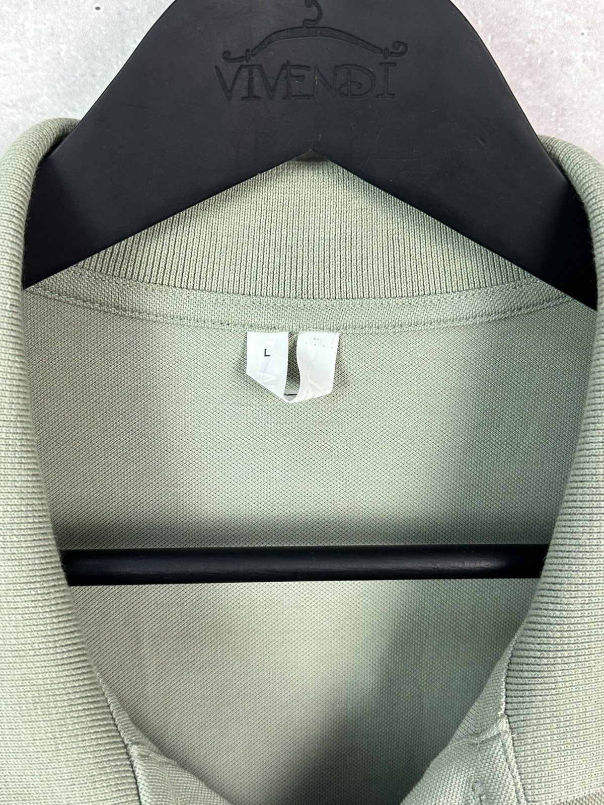 Arket Arket Light Green Cotton Long Sleeve Men’s Polo Size US L / EU 52-54 / 3 - 4 Thumbnail