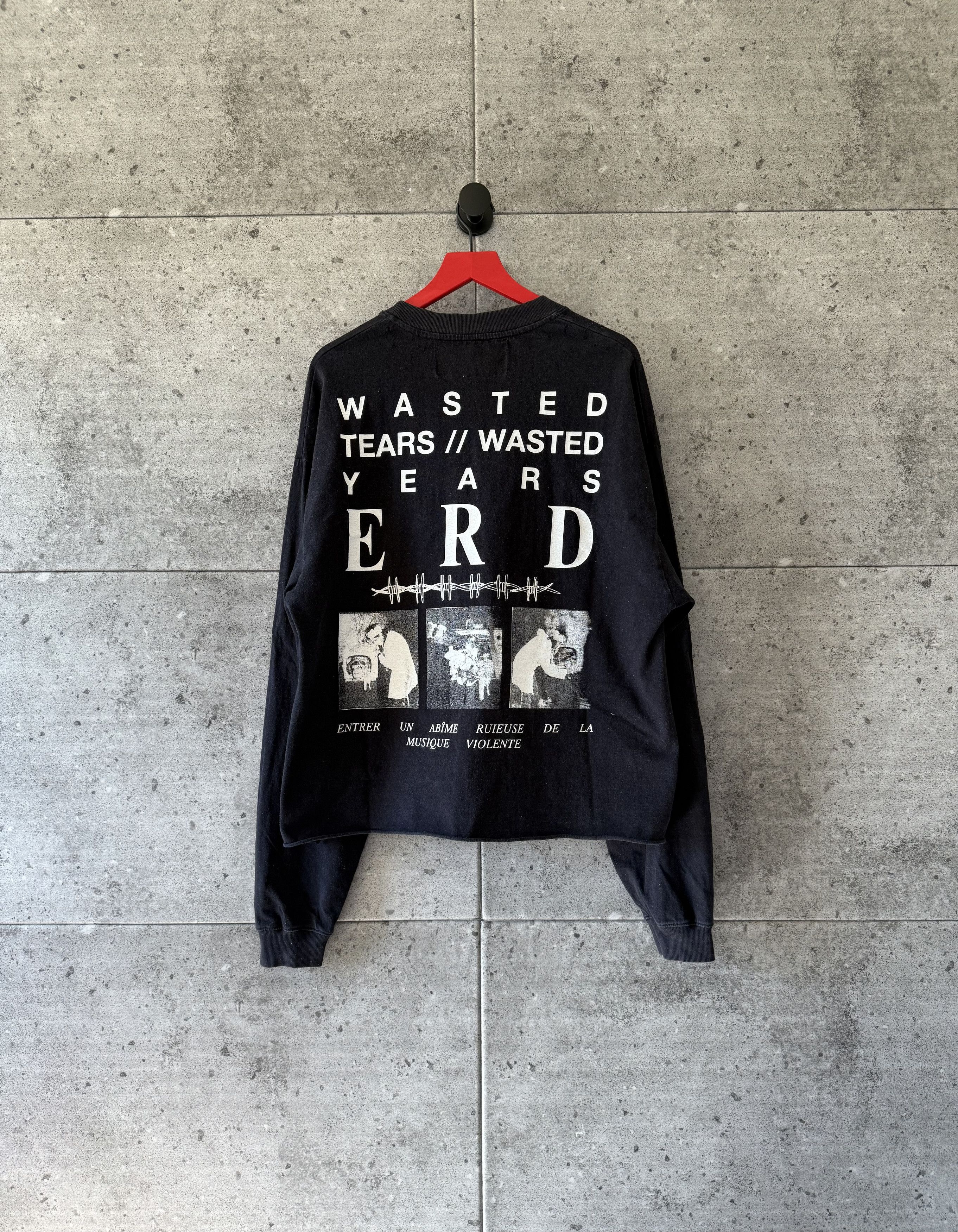 激レア　enfants riches deprimes wasted tears Enfants Riches Deprimes SS17 Wasted Tears / Years Black Tee