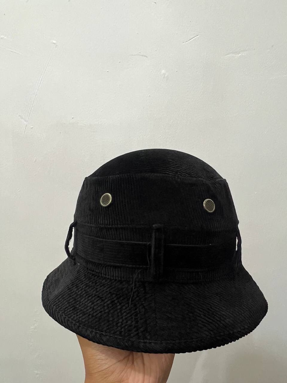Japanese Brand Emerald Blue Corduroi Bucket Hat Size ONE SIZE - 9 Thumbnail